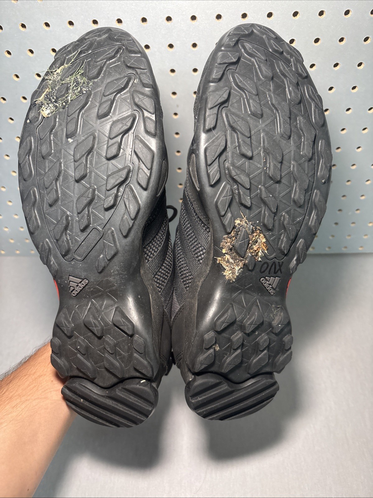 Adidas AX2 Traxion Black Trail Running Shoes Mens Sz 10 Hiking Outdoors Gorpcore