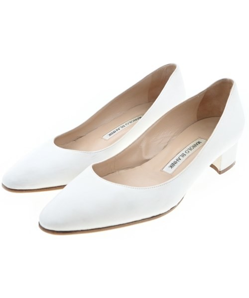 MANOLO BLAHNIK Pumps White EU36(Approx. 22.5cm) 2200696600050
