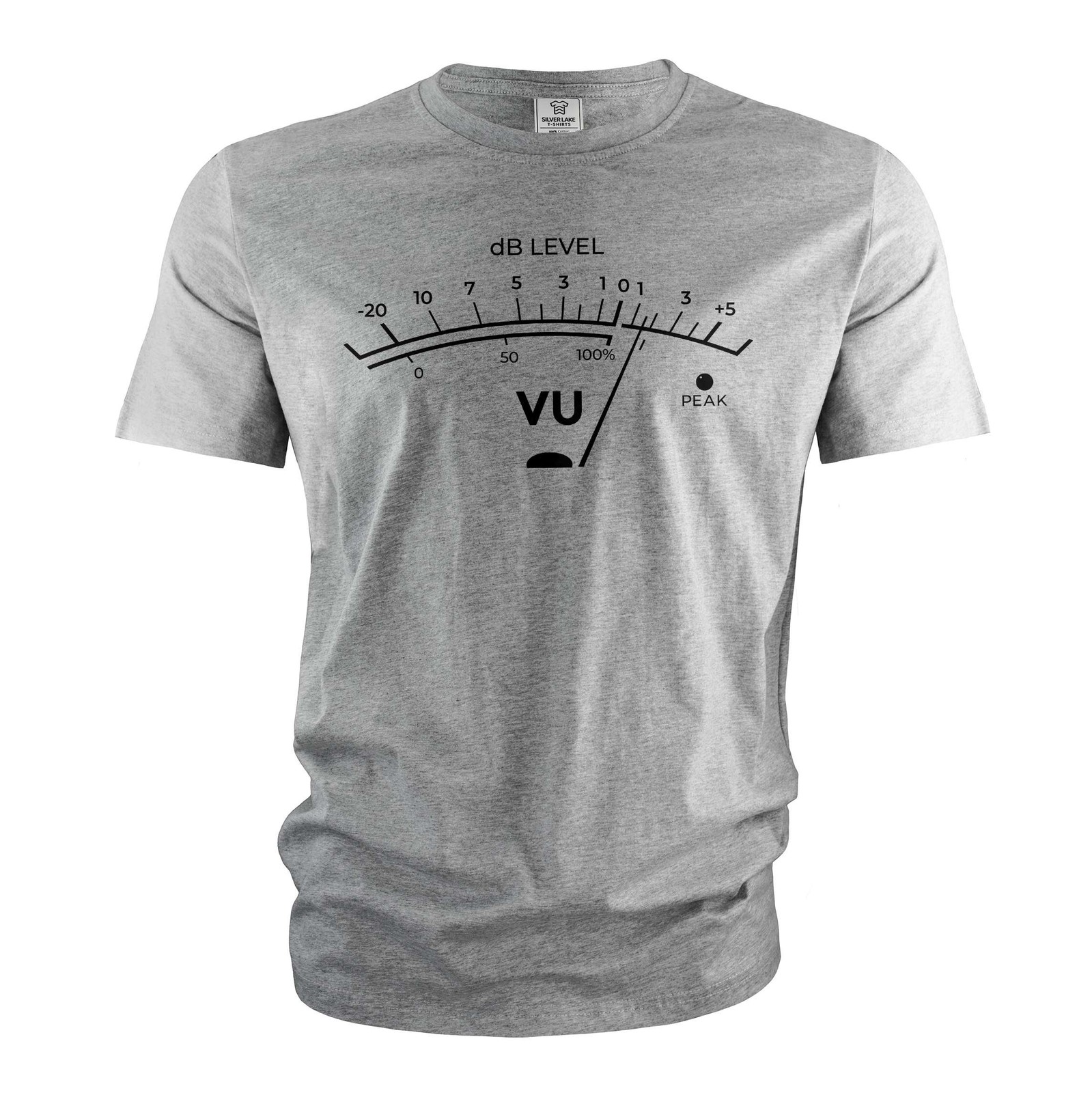 VU Meter Sound Level Studio T-Shirt Music retro Audio Engineer Recording T-Shirt