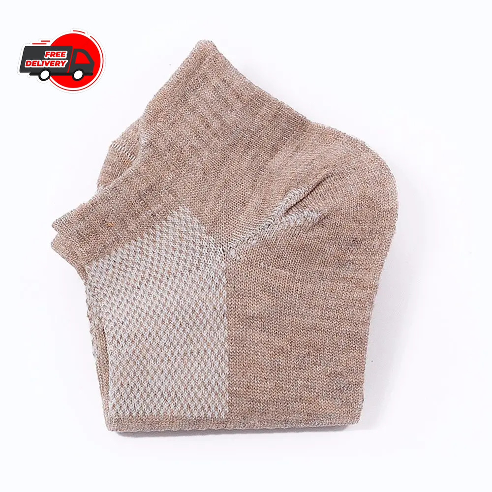 Men’s Boat Socks 100% Cotton Deodorizing Sweat-absorbing Mesh Socks Summer
