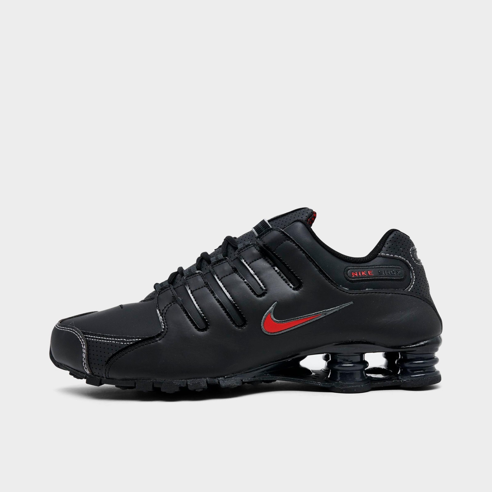 Nike Shox NZ Running Shoes Black / Varsity Red Sz 8.5 378341 017