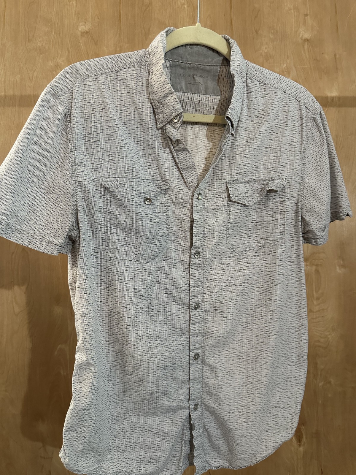 Calvin Klein Short Sleeve Button Down
