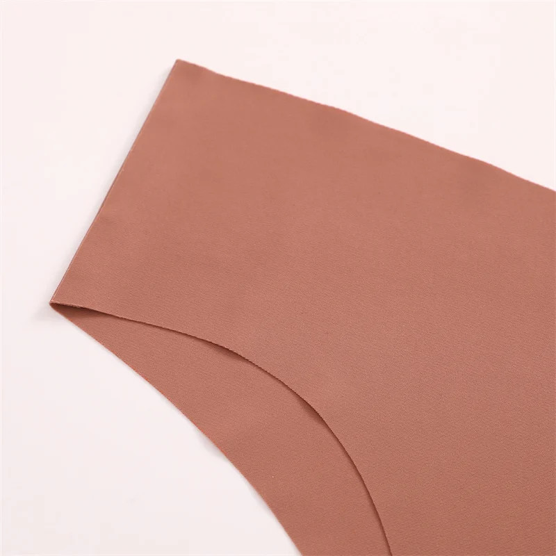 Low Rise Brief Panties Seamless Stretch Breathable Soft Comfortable Fit 4PCS