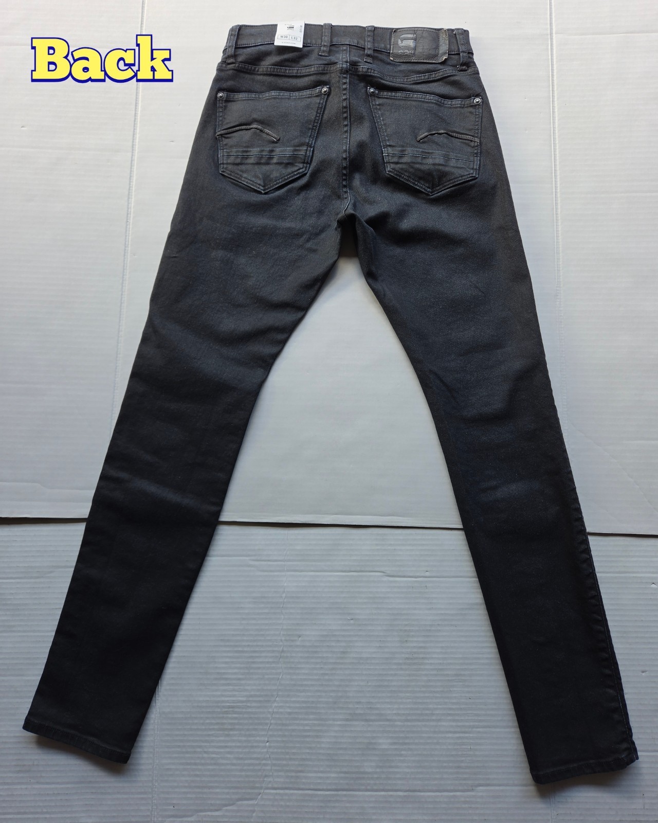 G-Star RAW Men’s Apparel Revend Airblaze 3D Skinny Black Jeans – Size: 30
