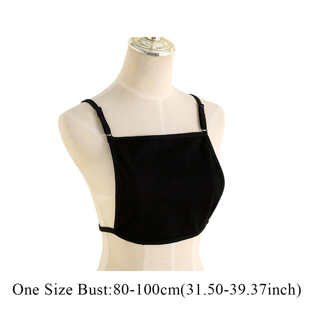 Mock Camisole Wrapped Chest Modesty Panel Vest Cleavage Cover Camisole Thin ~