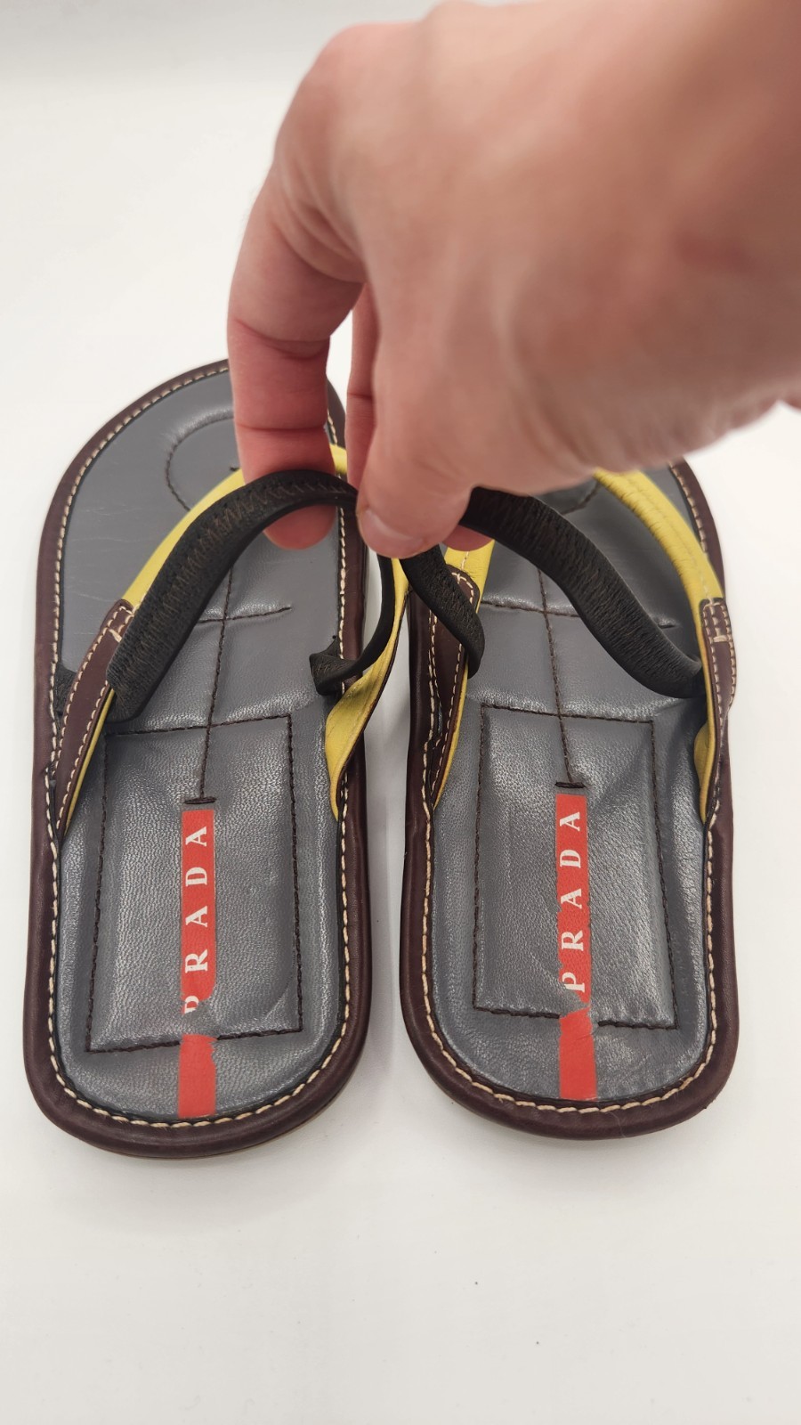 VTG Prada Sport Leather Sandals Women’s EU 39.5