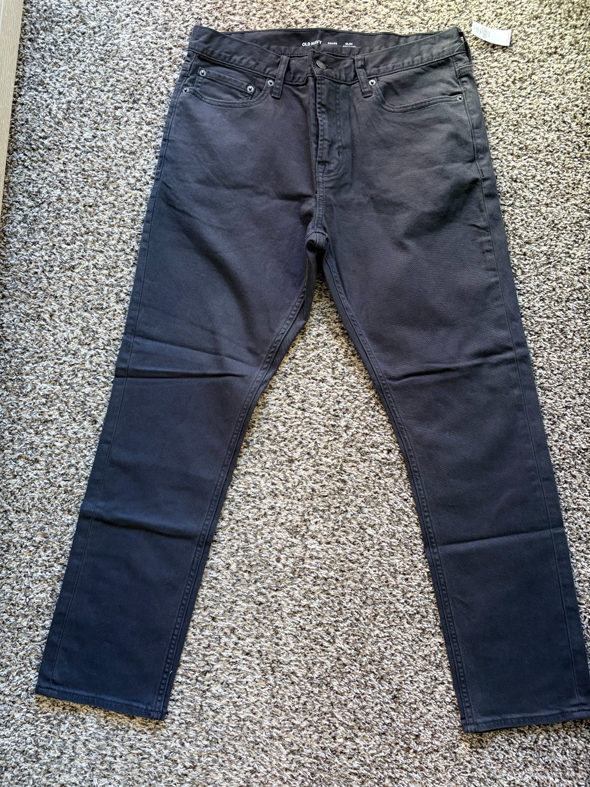 Old Navy Slim Built-In Flex Five-Pocket Men’s Pants Size 34 x 30 New NWT