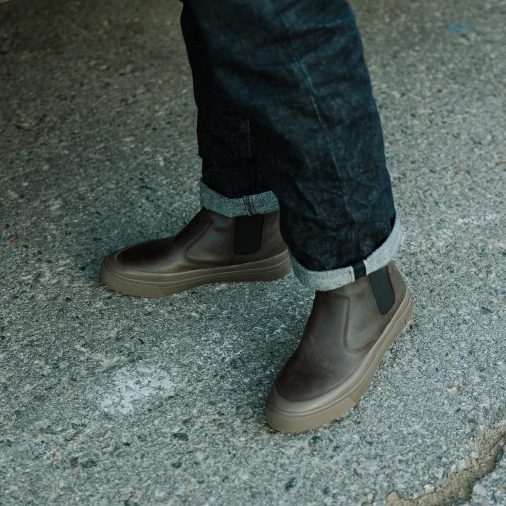 SeaVees Mens Size 12 Beyond & Back Boot Dark Brown Tan Bark New NIB MSRP $185