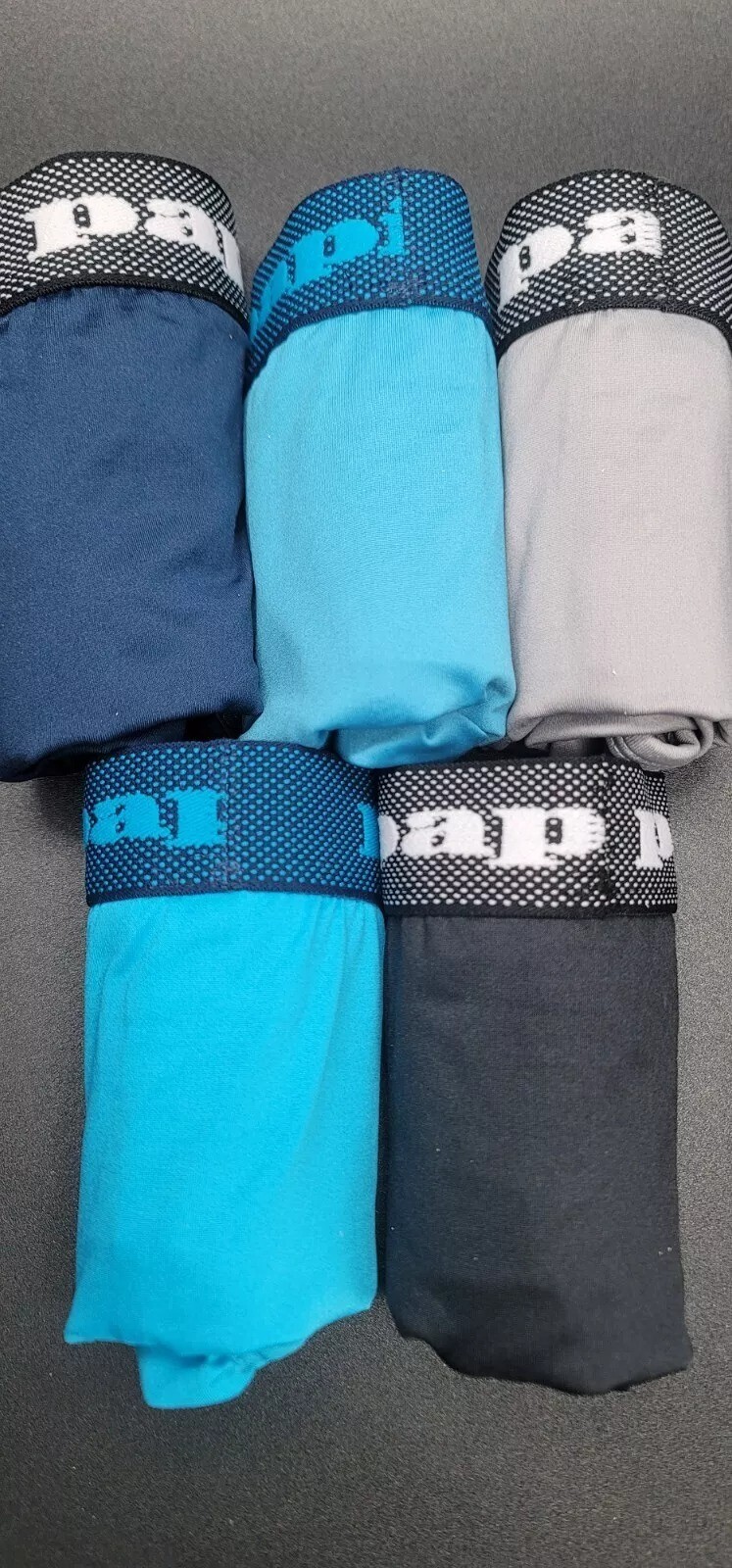 Papi Men’s 5pk Microfiber Microflex Low Rise Underwear Briefs, Size S M L NIB!