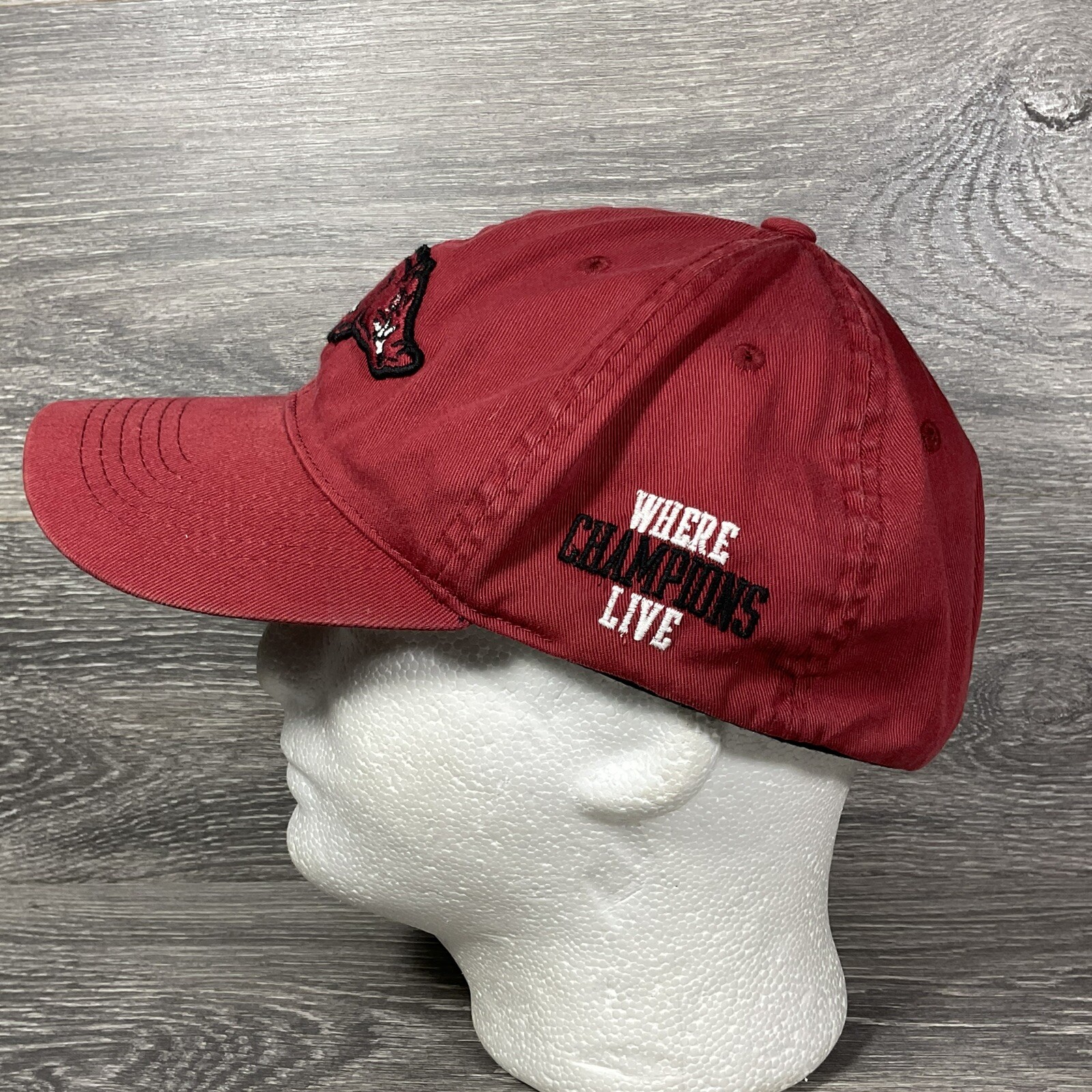 ESPN Arkansas Razorbacks SEC Fitted Hat Cap One Size Fit Most Stretch University