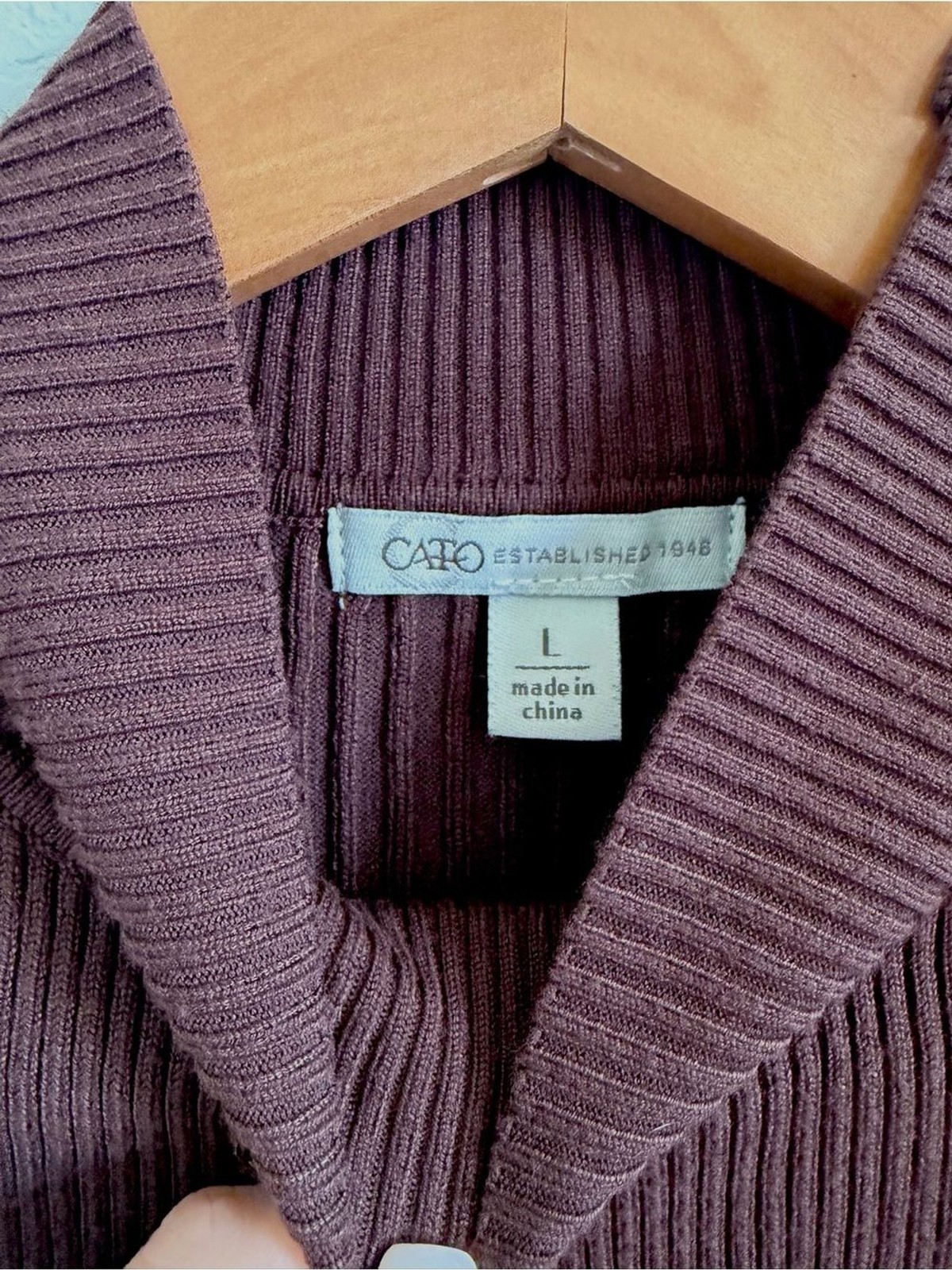 Cato Sleeveless Ribbed Mock Neck Tank – Dark Brown