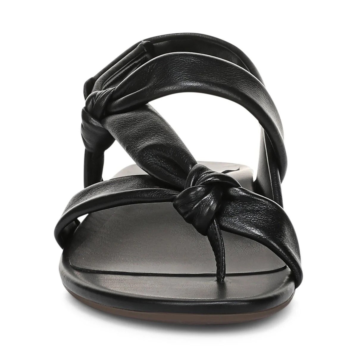 Vionic Geneva Strappy Toe Post Sandal Women’s Leather Arch Support Comfort