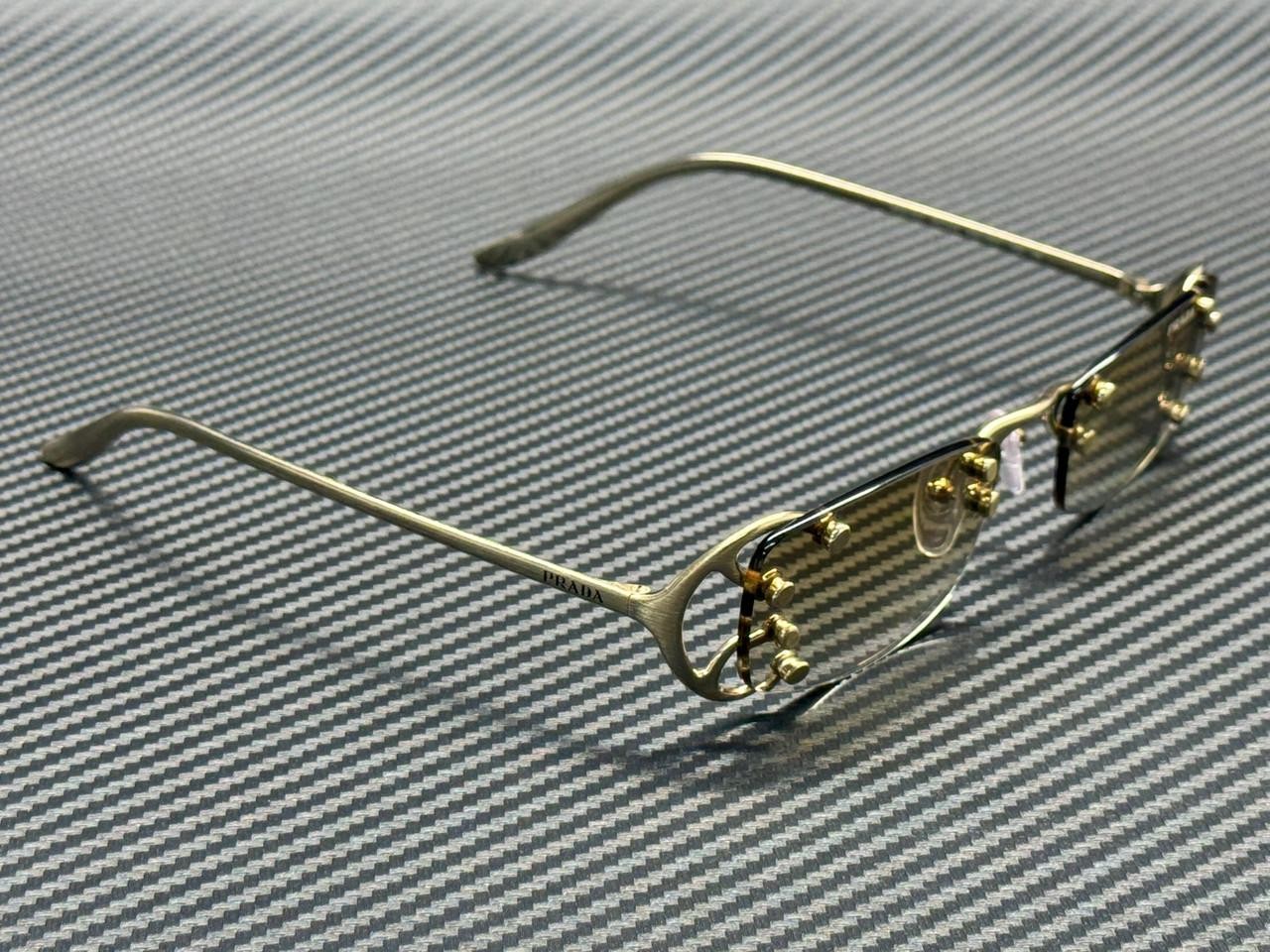 PRADA PR C57S 29H30V Pallido Nouveau Light Brown Gradient Men’s 52 mm Sunglasses