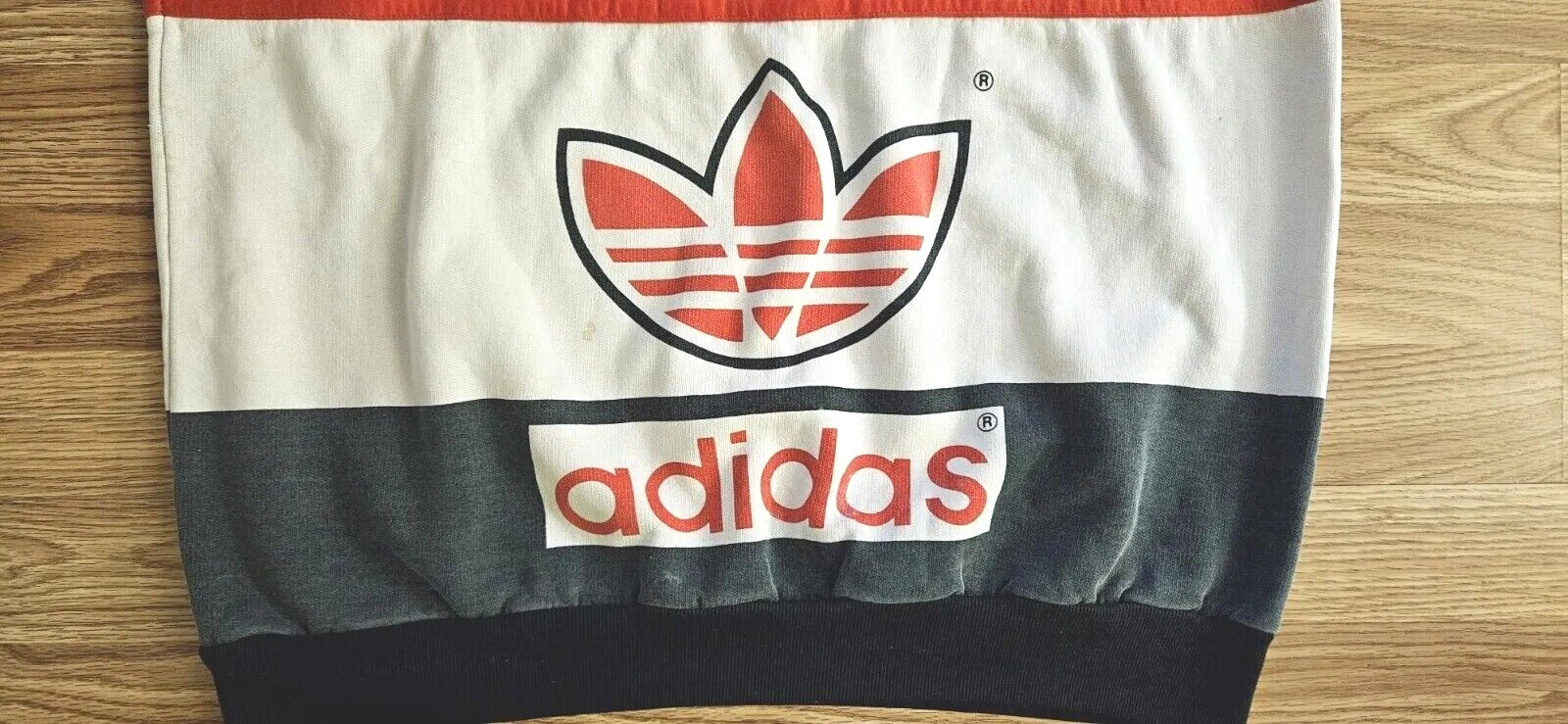 Vintage Rare Original Adidas 1986 Run DMC Sweatshirt 80s Rap Hip Hop Size XXL