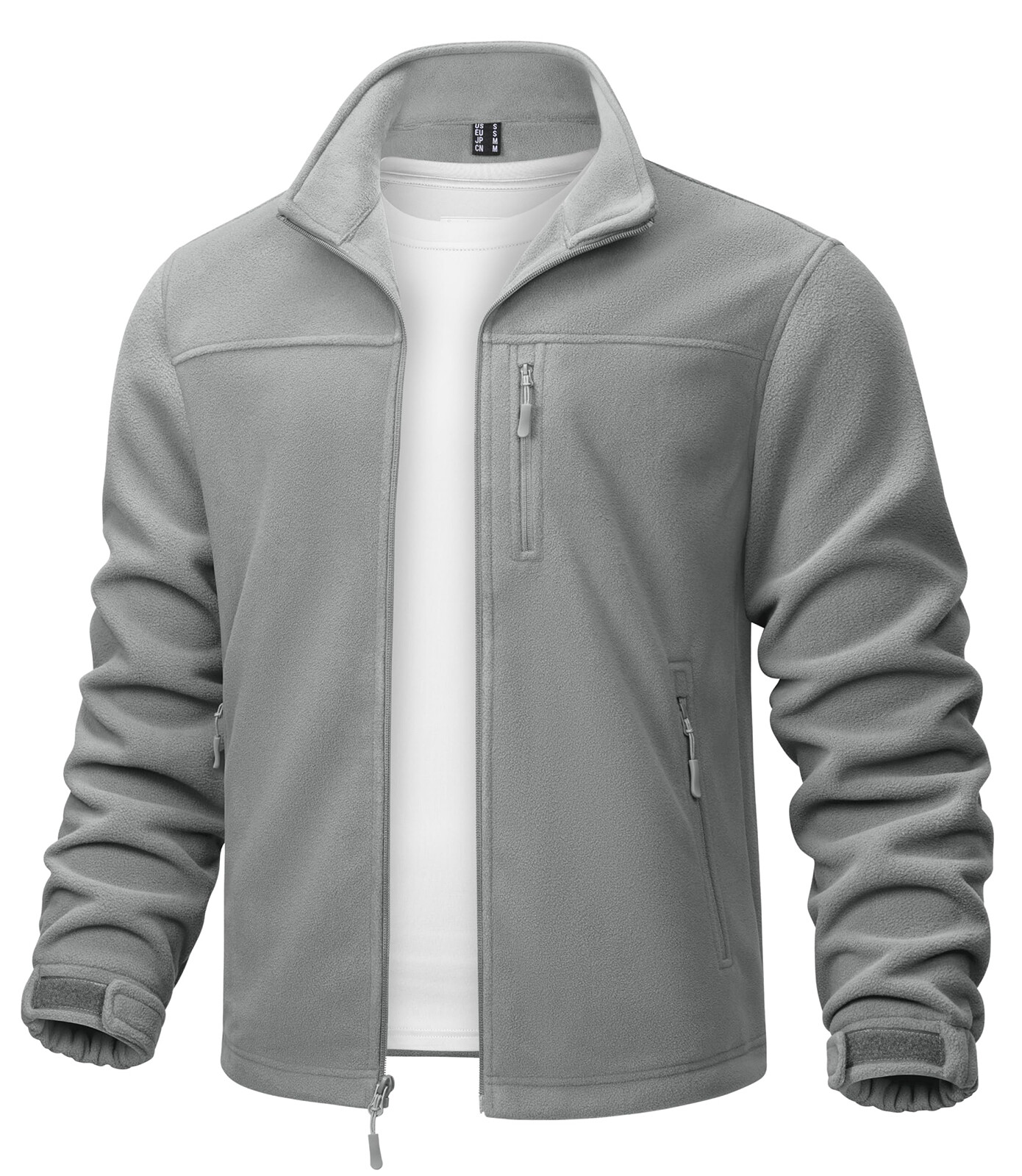 Men’s Fleece Jacket Full Zip Lightweight Winter Jackets Warm Casual Hiking Coats
