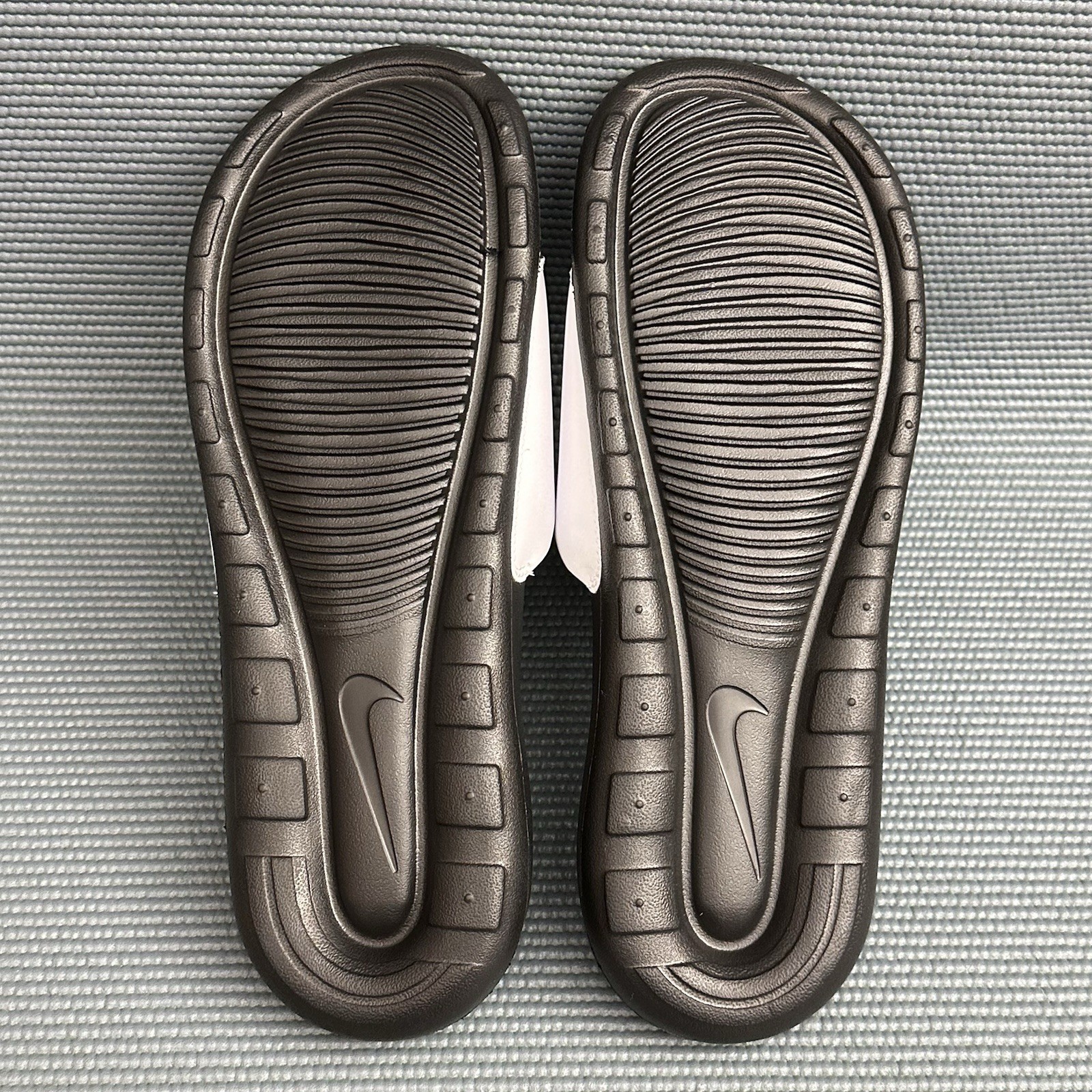 Nike Victori One Slide CN9675-005 Black White Men’s 12 Sandals Slides New NIB