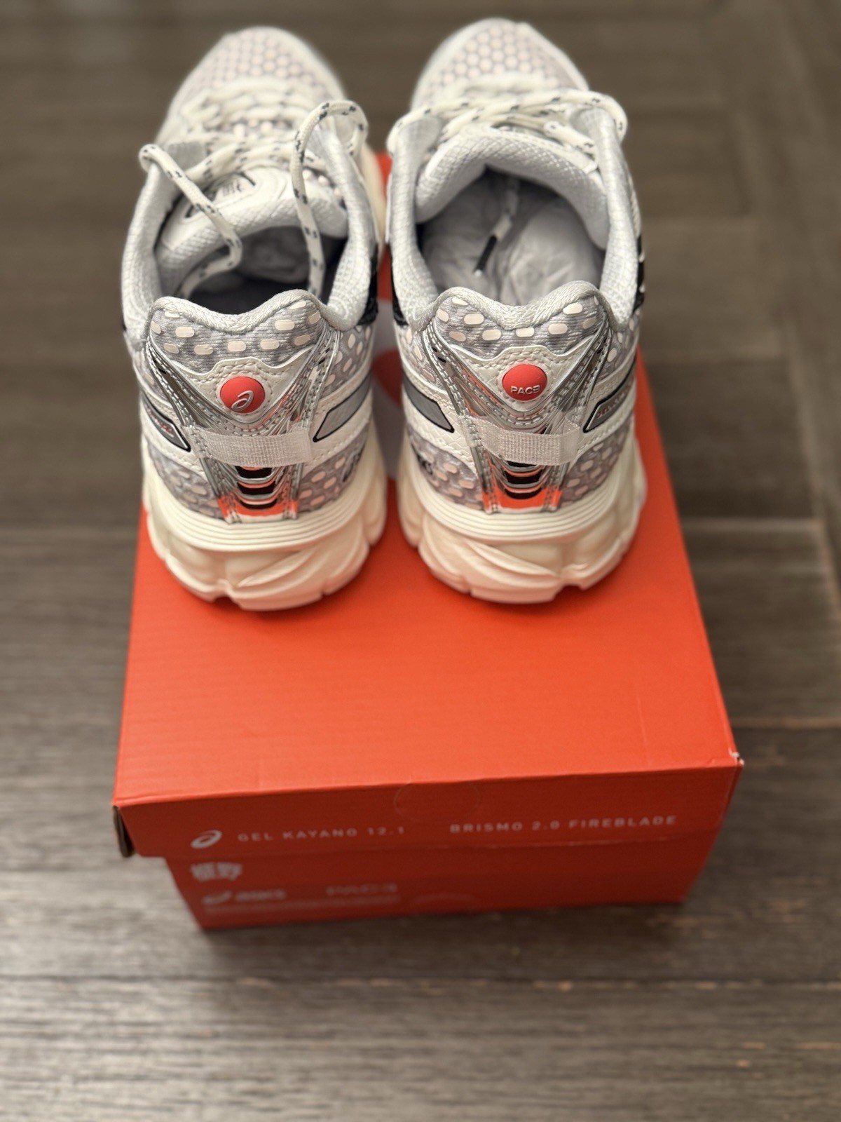 Size 5.5 – ASICS x PACE Gel-Kayano 12.1 Shoes Cream/Black “1203B001-100”