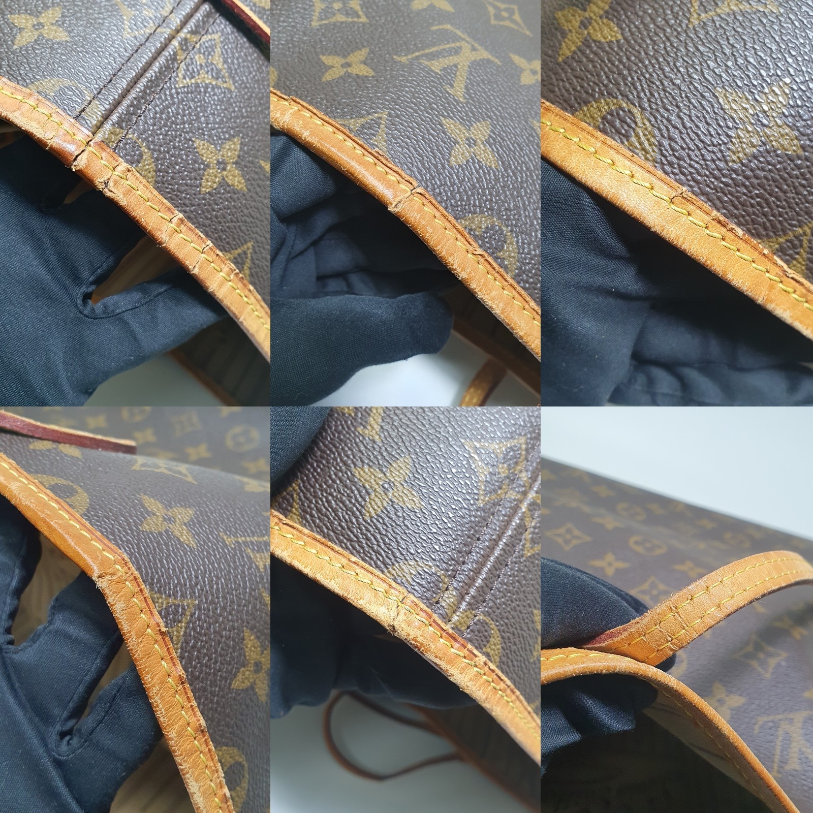 TARIFF FREE Authentic Louis Vuitton Neverfull GM Monogram M40157 Dust bag LF677