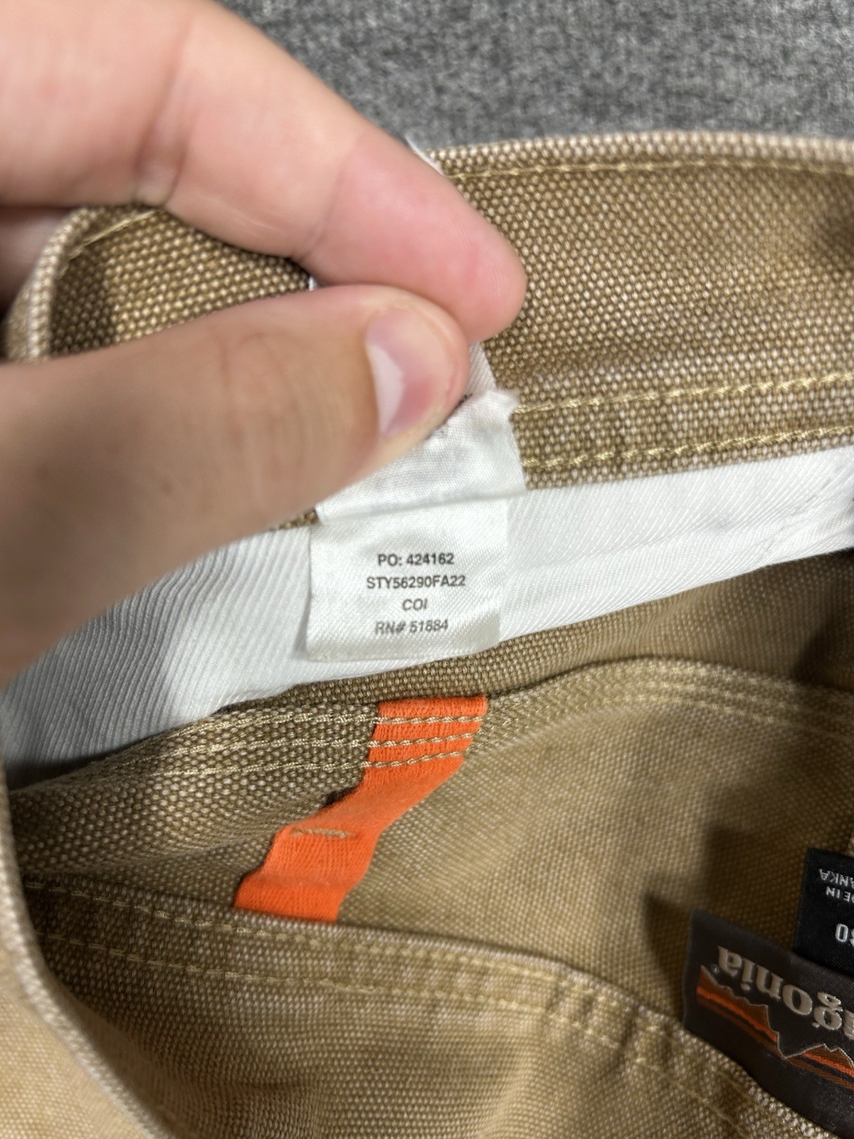 Patagonia Iron Forge 5-pocket Work Pants Mens 30 (fits 32×29) Brown Canvas