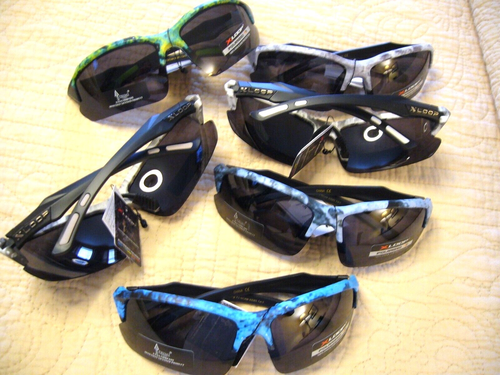 Polarized Sunglasses New Camouflage 1/2 Rim Frame Sunglasses USA Company PZ-3201