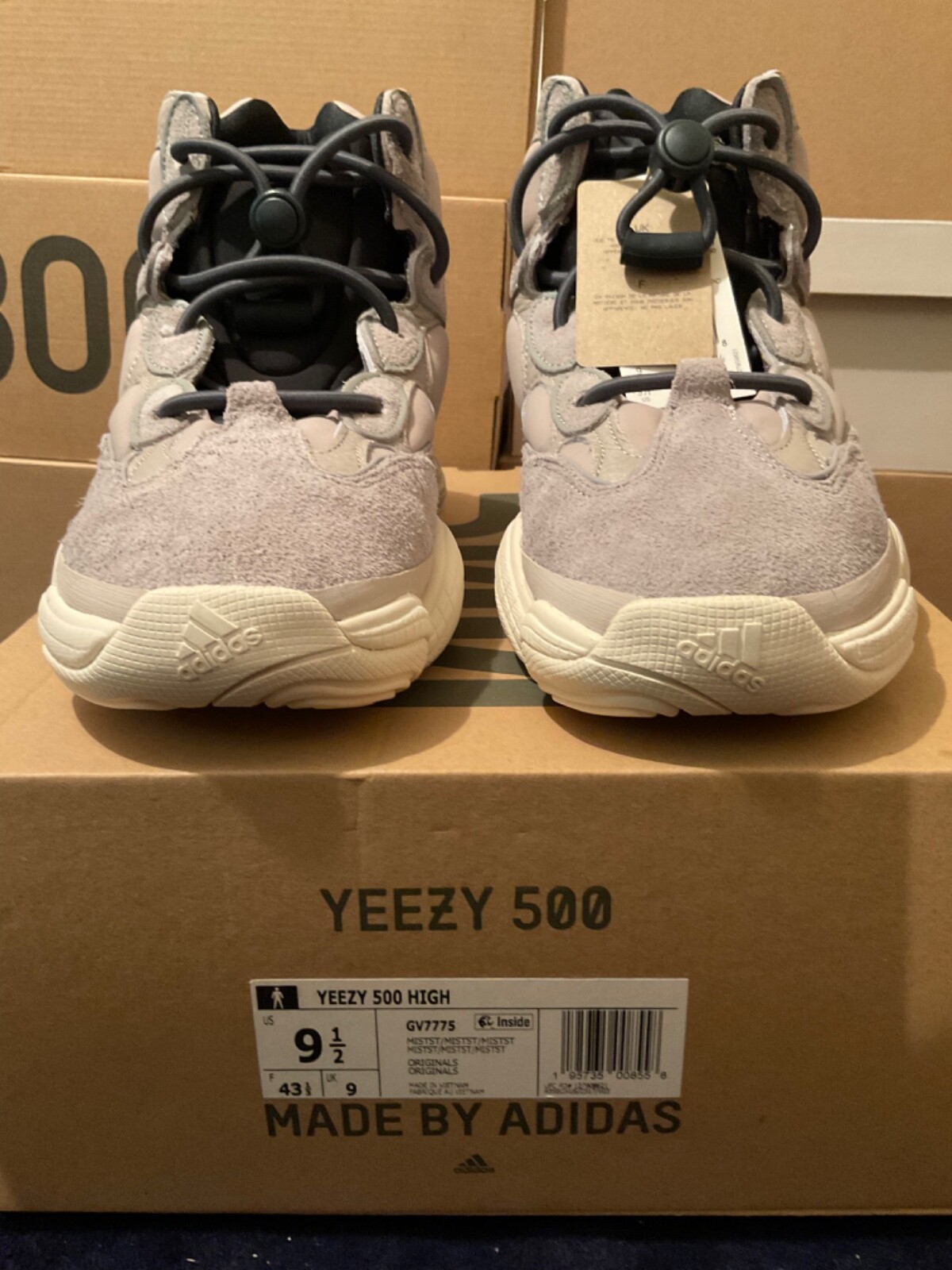 Adidas Yeezy 500 High Mist Stone GV7775 US Size 9.5M