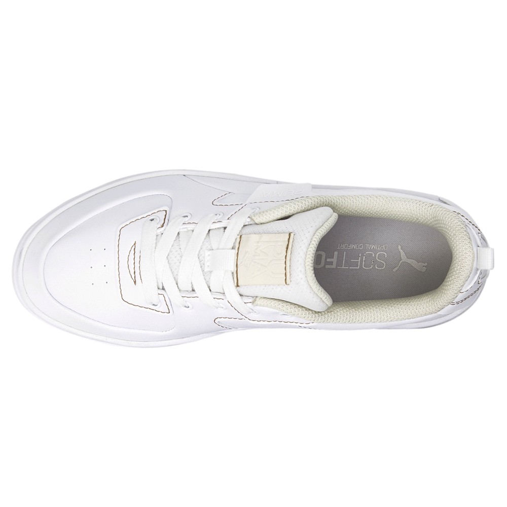PUMA Cali Dream Infuse Lace Up Womens White Sneakers Casual Shoes 38401101