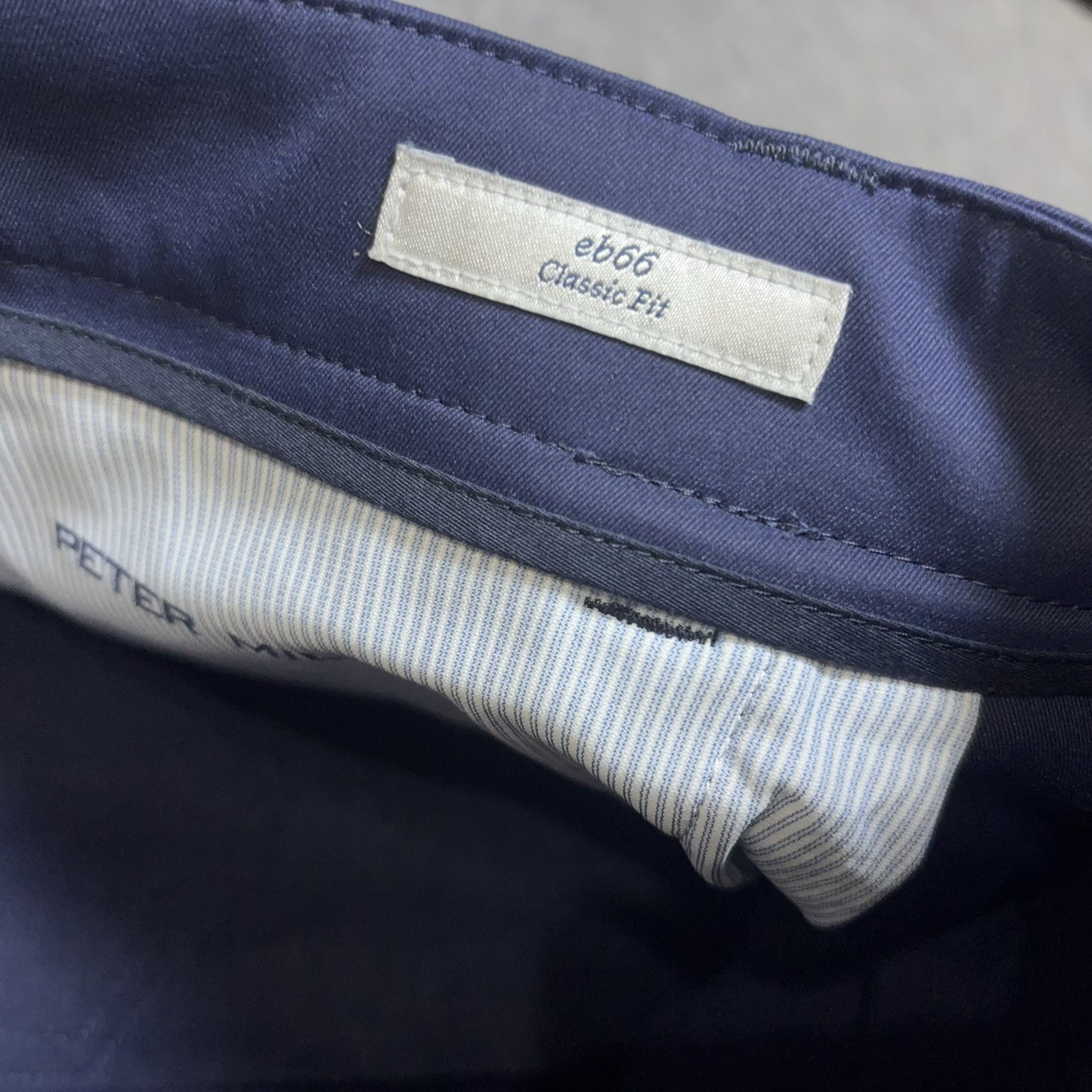 Peter Millar eb66 Pants Mens 40×30 Blue 2-Way Stretch Performance -SIZE NOTE