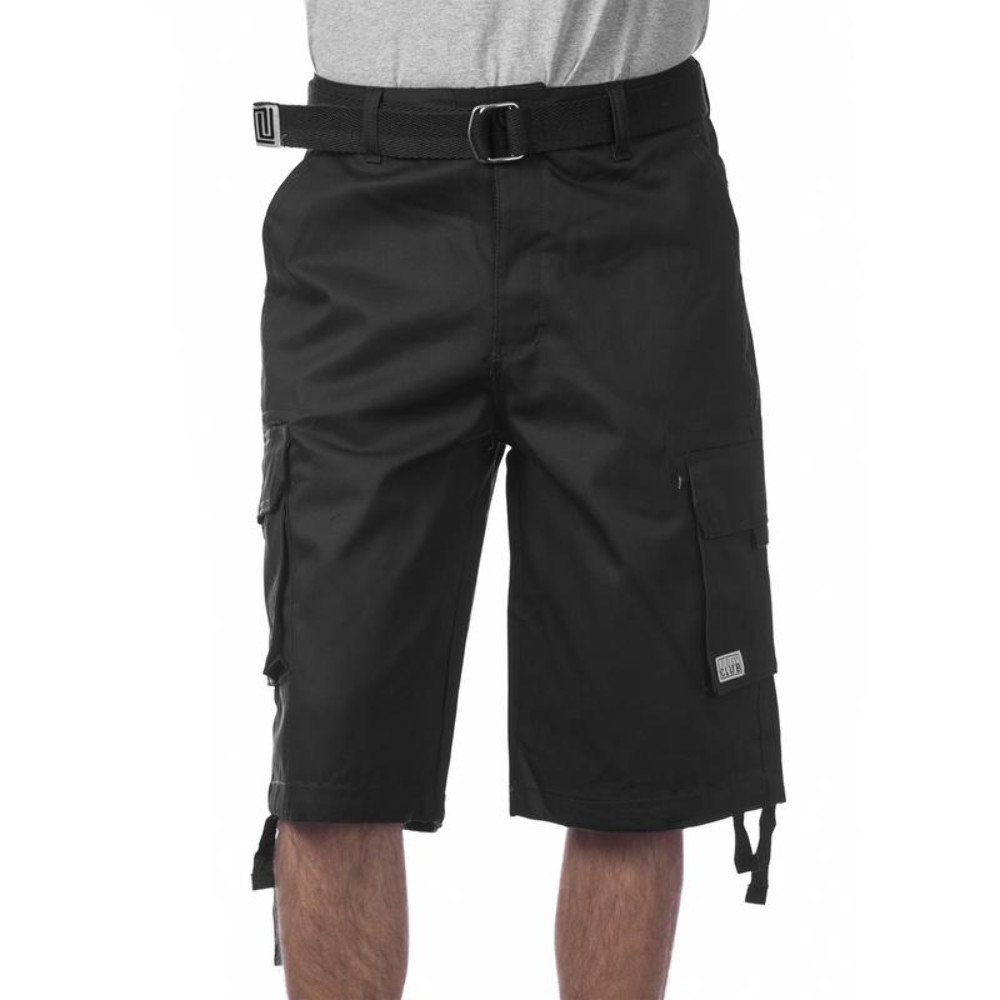 Pro Club Men’s Cotton Twill Cargo Shorts With Belt
