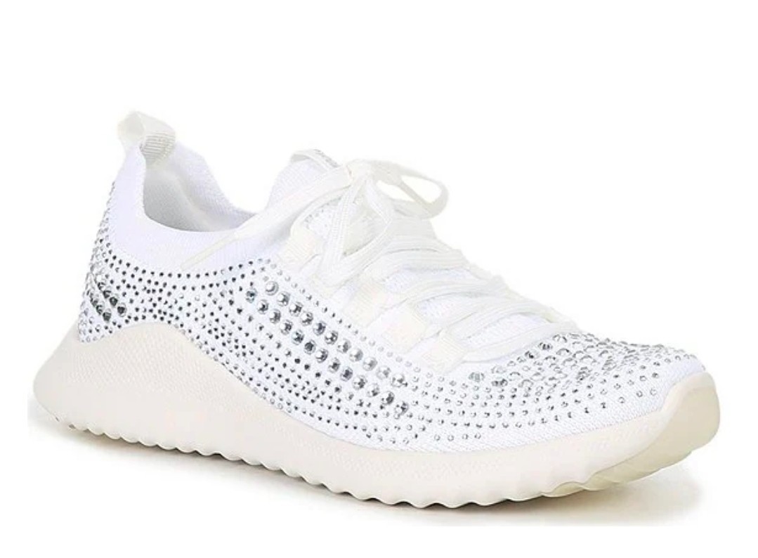 Aetrex Carly Arch Support Sneaker White Sparkle Women’s Size 37 or US 7 *NOTES