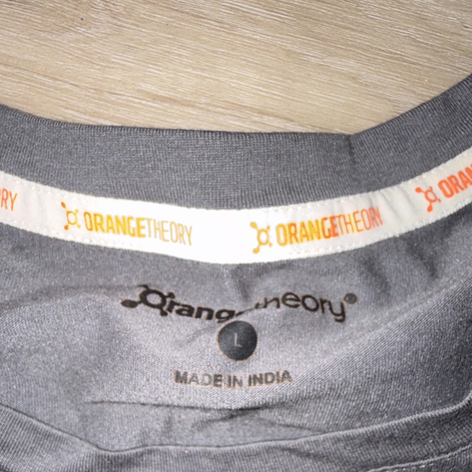 Orangetheory Women’s Gray Logo Graphic Crew Neck Short Sleeve T-Shirt, L