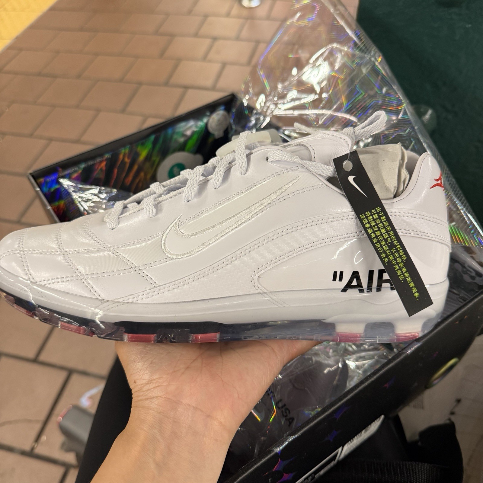 Virgil Abloh Archive × Nike Cryoshot Zoom M9 World Cup IM3886-100 Men Size 9.5