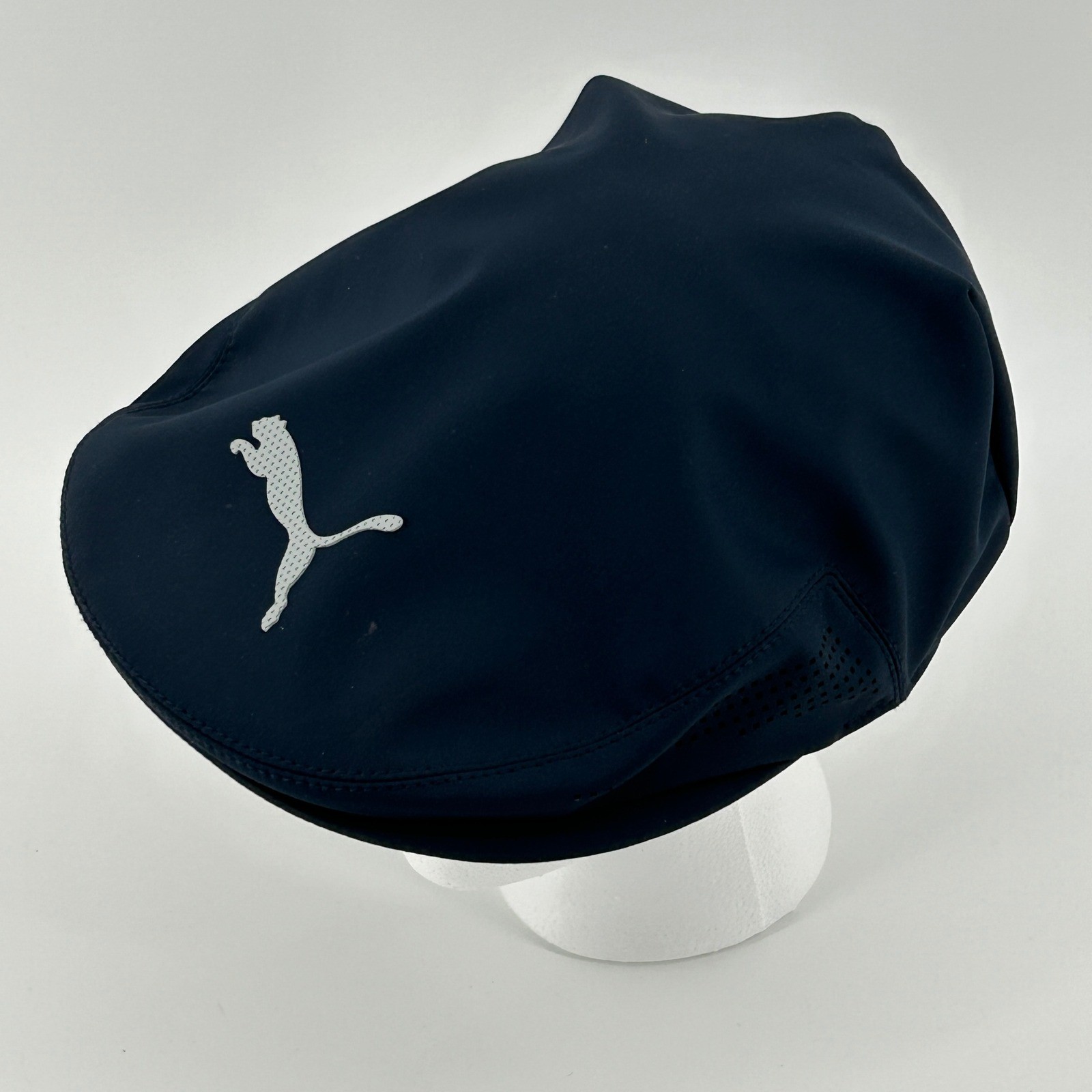 Puma Cobra Golf Tour Driver Flat Cap Navy Blue Mens OSFA Adjustable Snapback