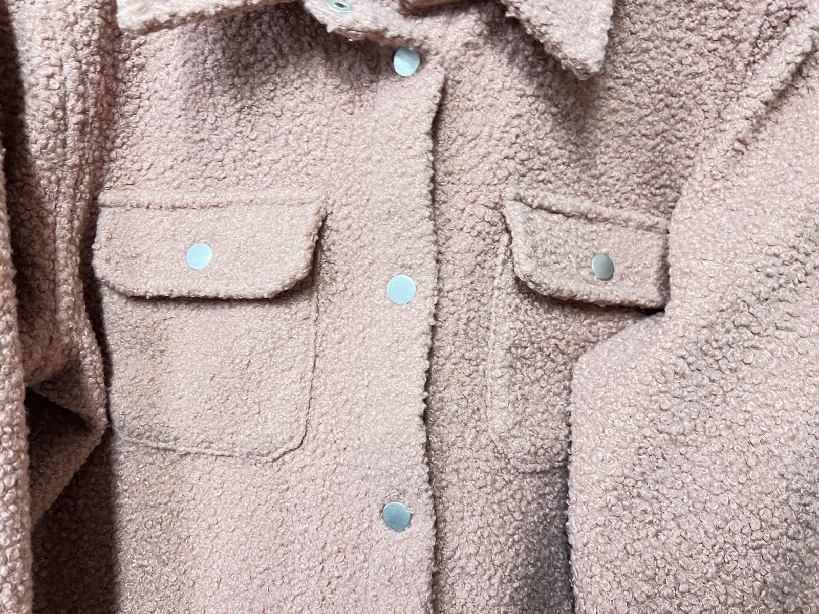 Women’s Soft Surroundings Sharpa Teddy Jacket In L Mauve In Color