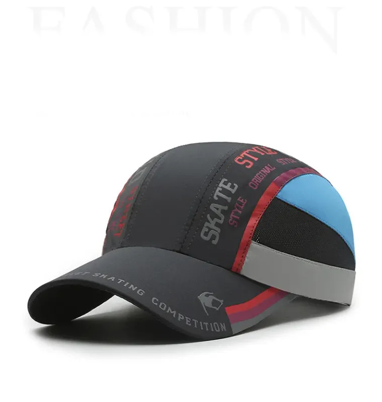 Quick Dry Baseball Cap Men Women Outdoor Sports Adjustable Sun Hats