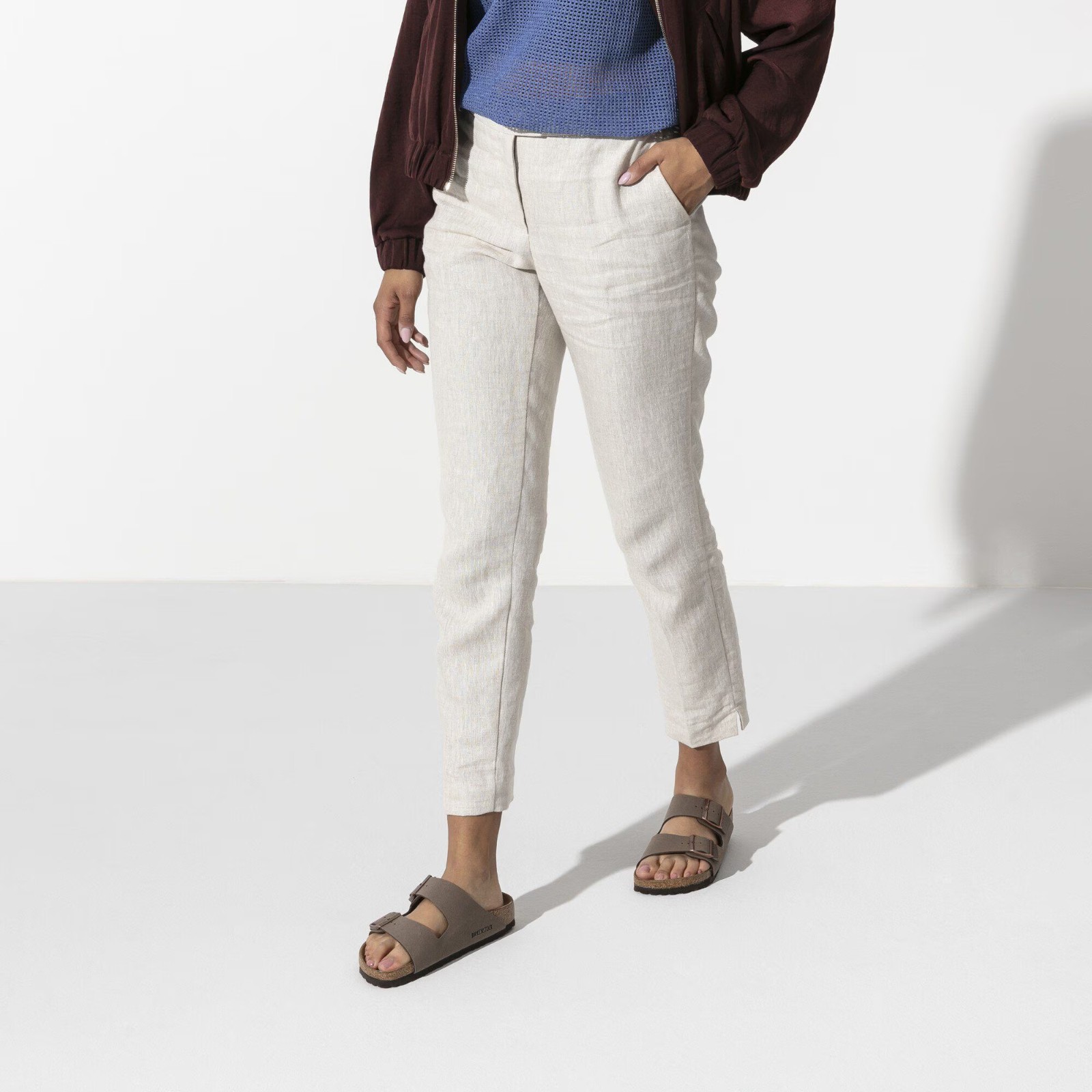 Birkenstock Arizona Birkibuc Sandals – Mocha