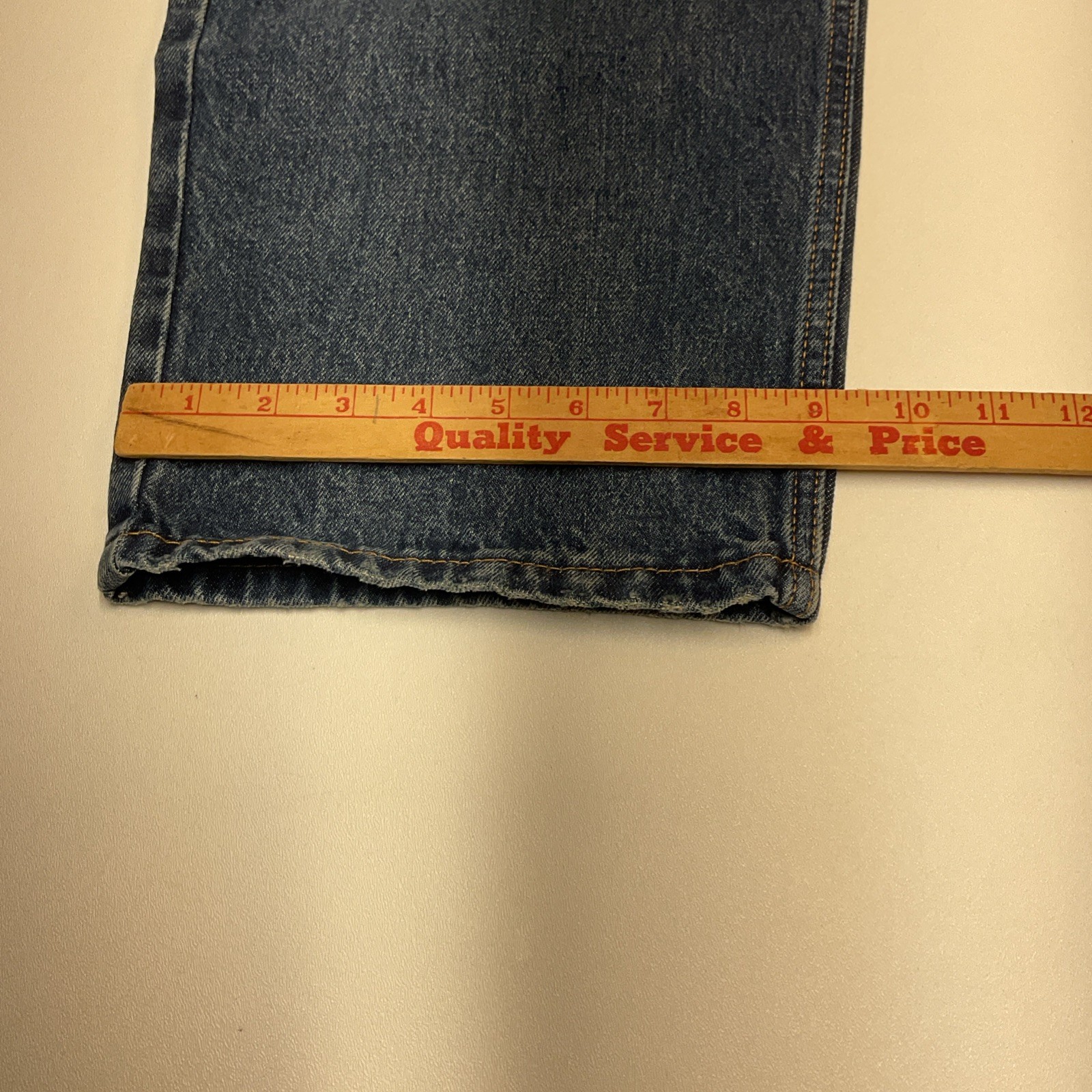 Levi ‘s Premium Men’s 578 Baggy Thru out Denim Jeans Sz. 29-30Wx32L Gray See Des