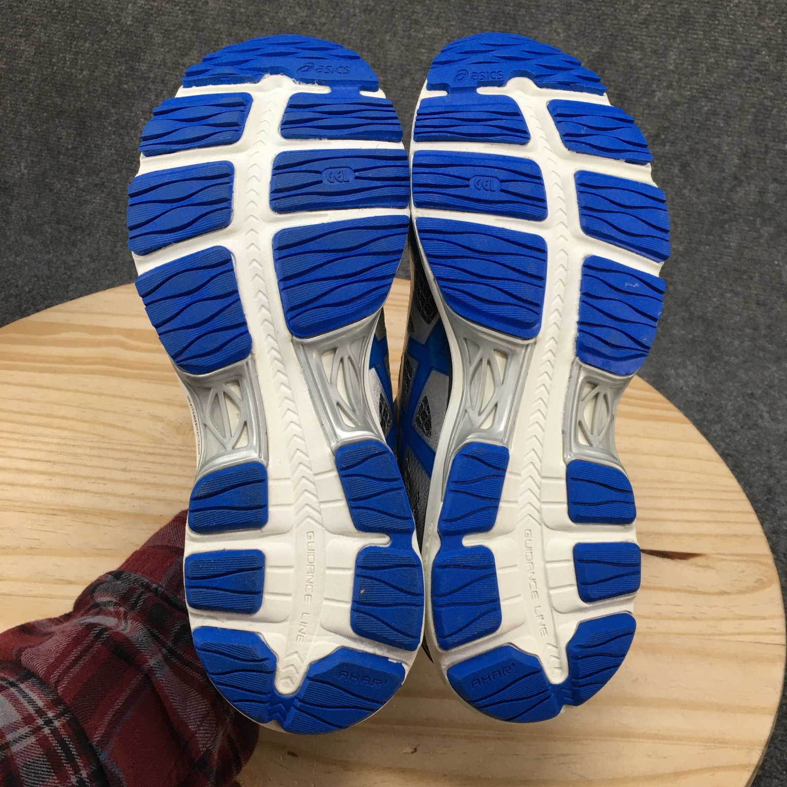 Asics Gel-Cumulus 17 Running Shoes Mens 11.5 Low Sneakers Lace Up Blue Black NEW