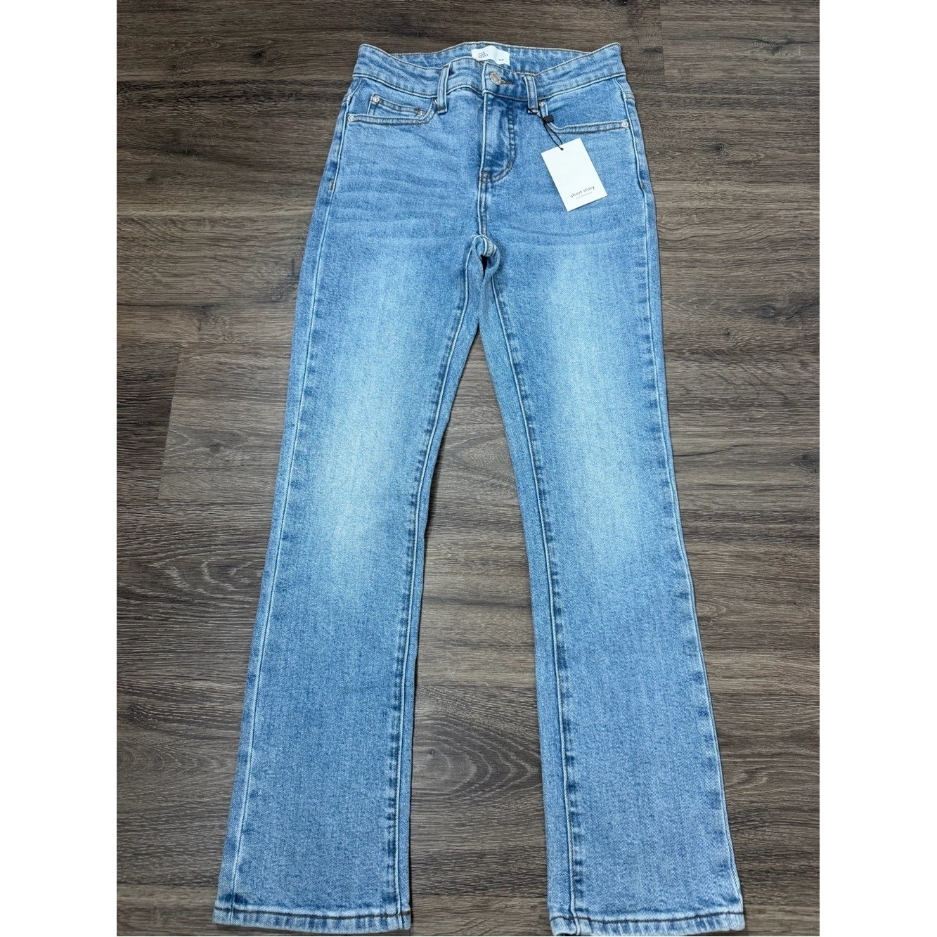 The Fine Print Jeans 25P Petite High Rise Straight Bootcut NWT