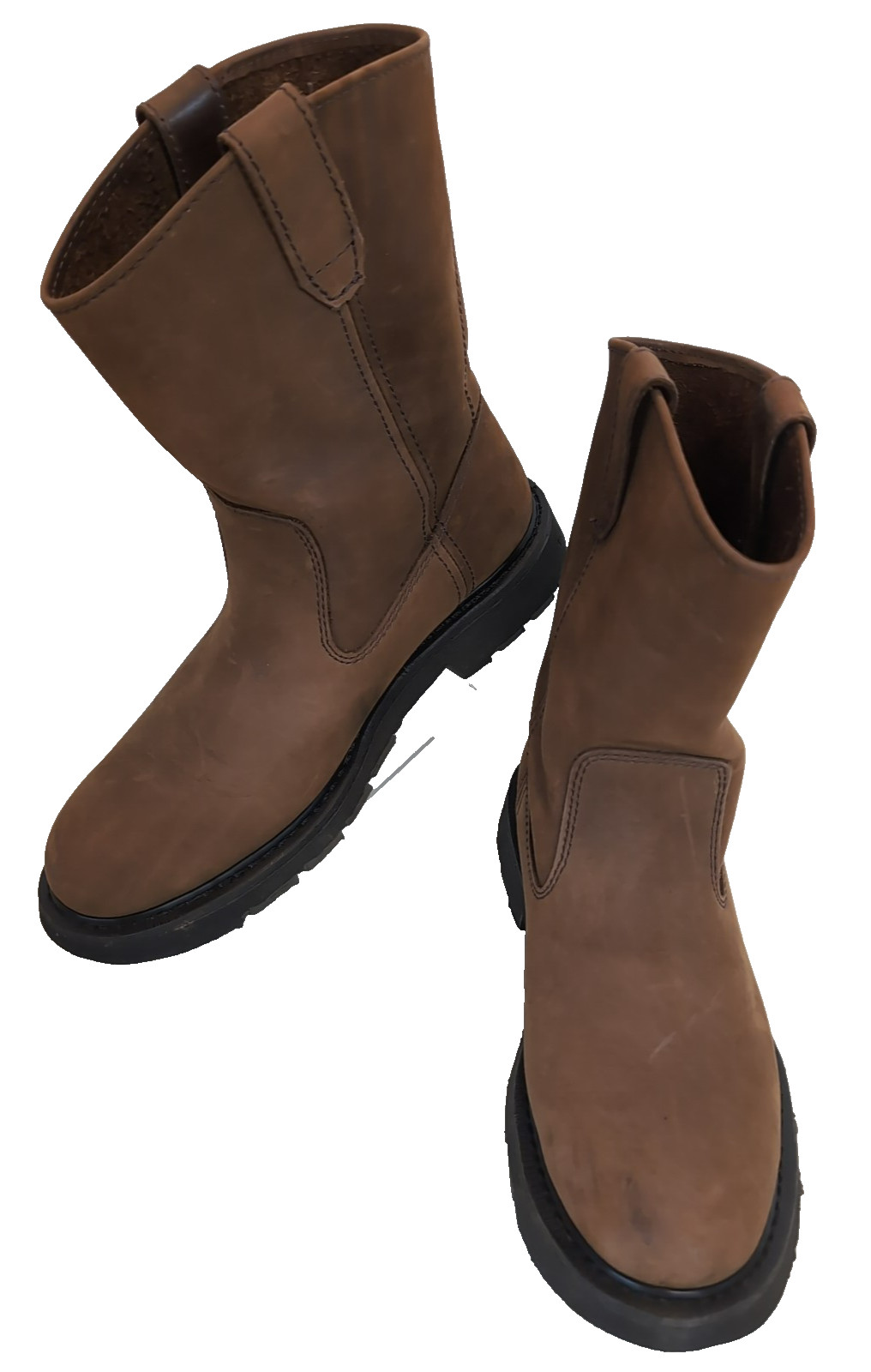 Wolverine Rancher Wellington Mens Size 10 M Brown Work Boots W04727 Soft Toe