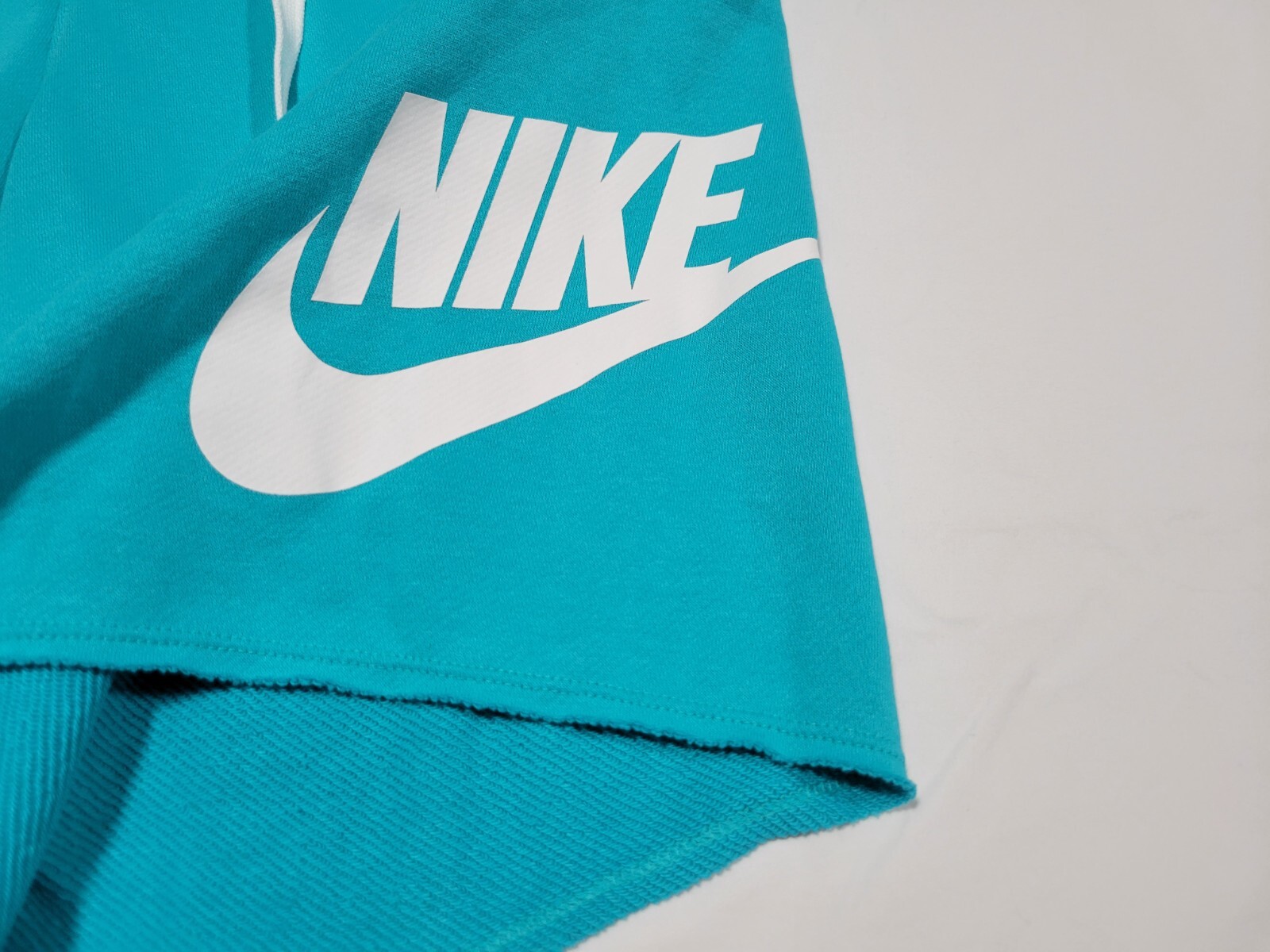 Nike Mens Sportswear Alumini Shorts Soft French Terry DX0502-345 Teal Blue