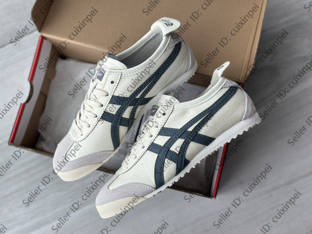 2025 Onitsuka Tiger Mexico 66 Classic ‘Beige/Gray’ Sneaker Shoes for Men Women