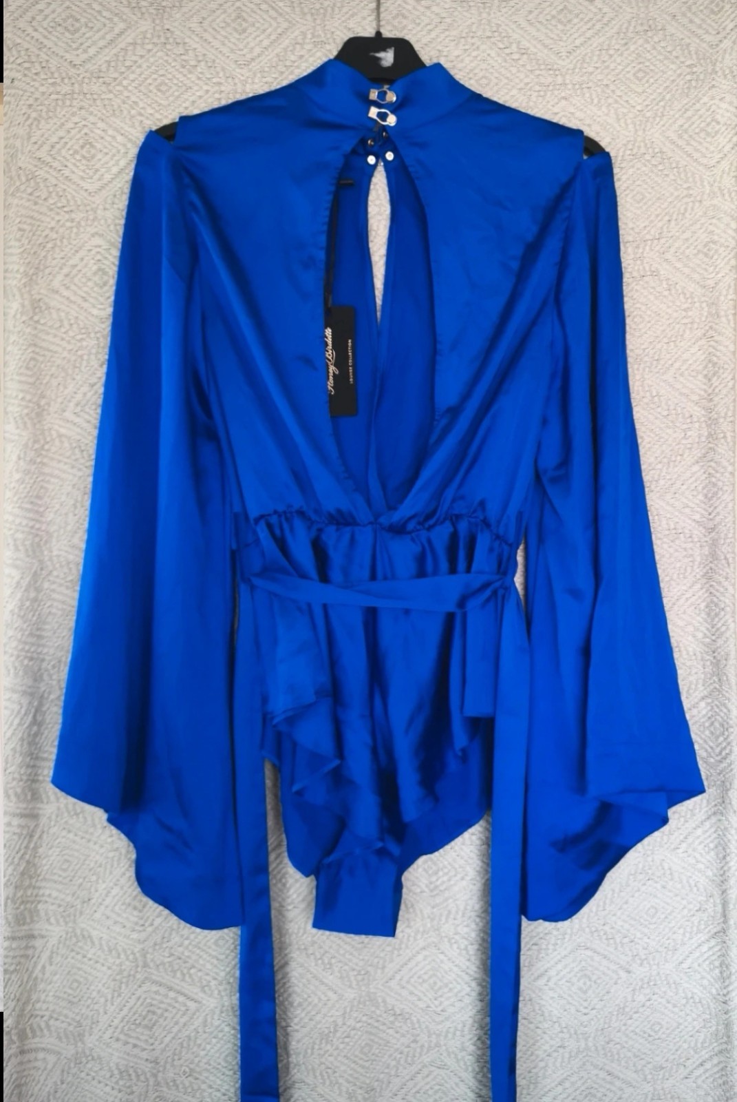 Honey birdette Blue Melissa body romper All In One Kimono size XS BNWT