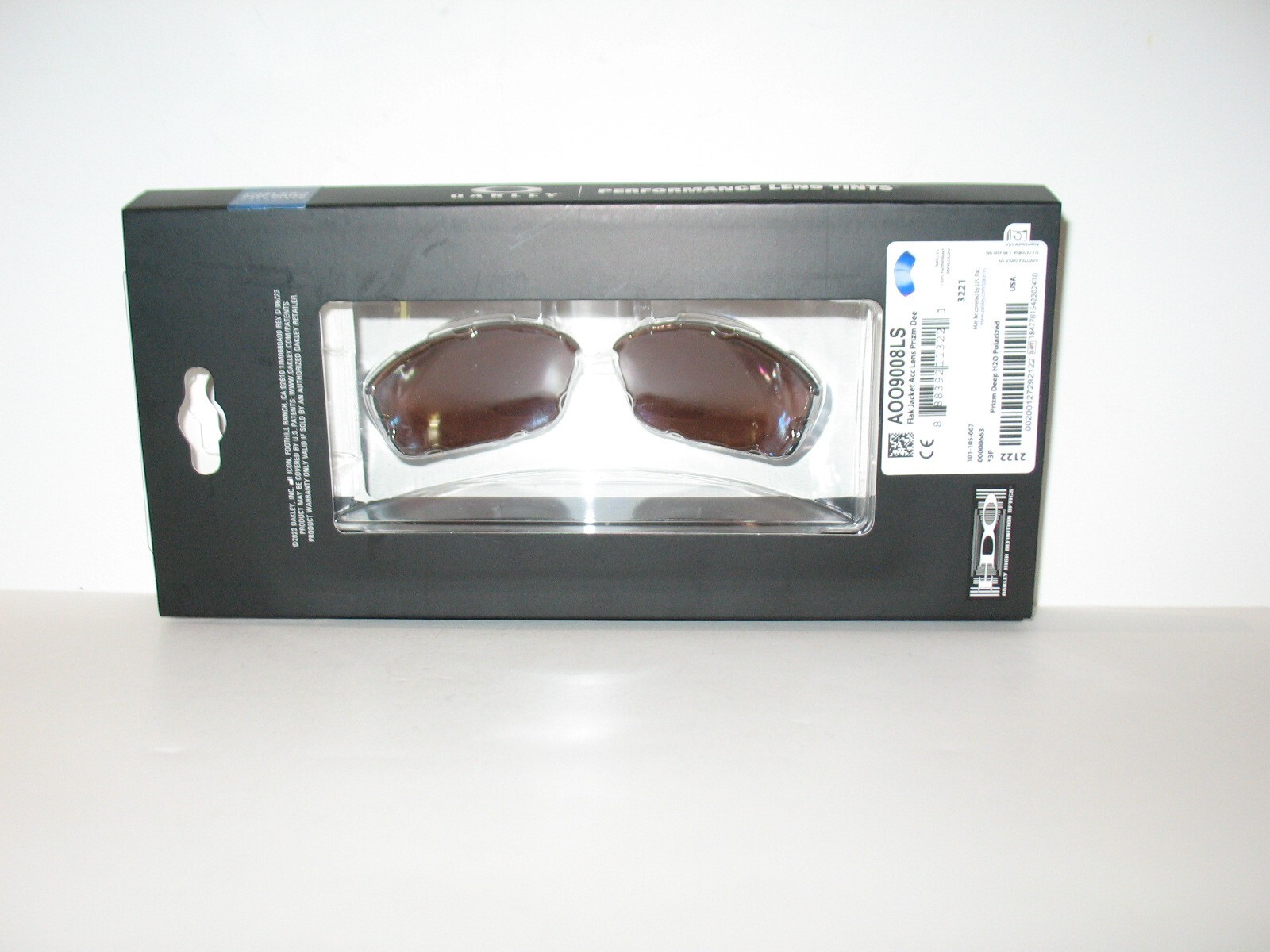 Oakley Flak Jacket Polarized lenses ~~~Prizm Deep Water
