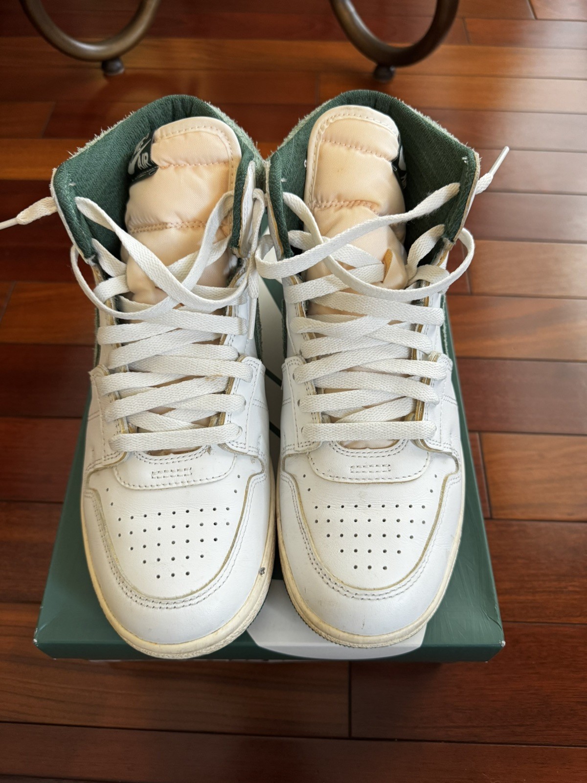 Nike Jordan A Ma Maniere Air Ship PE SP Men Size 9 Summit White Green FQ2942 100
