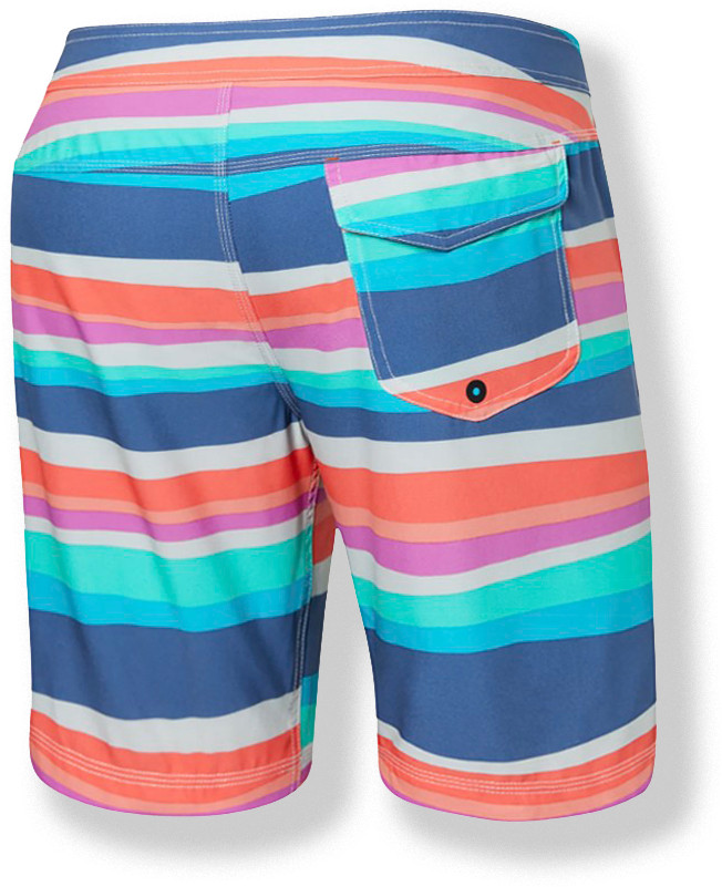 SAXX Betawave 2N1 Board Shorts – NWT Mens 36 Multi Stripe – #46596-B10