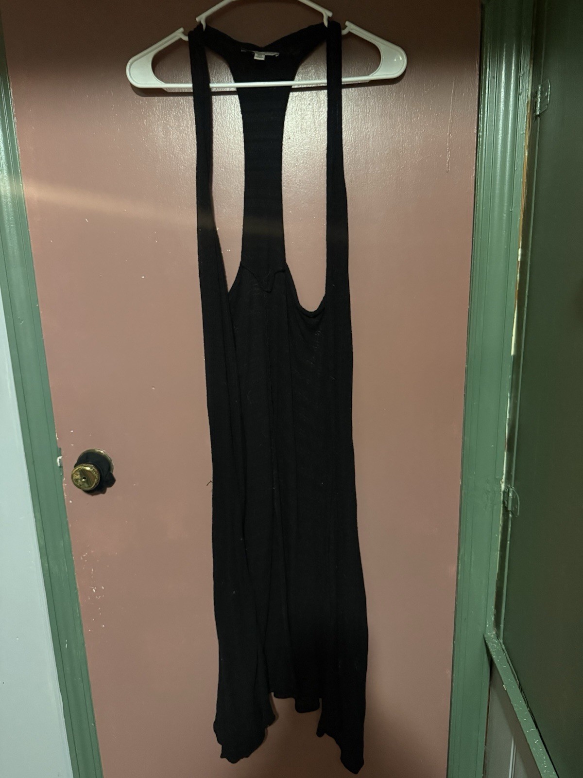 American Eagle Outfitters Black Lace Knit Racerback Tank Top, Women’s XS