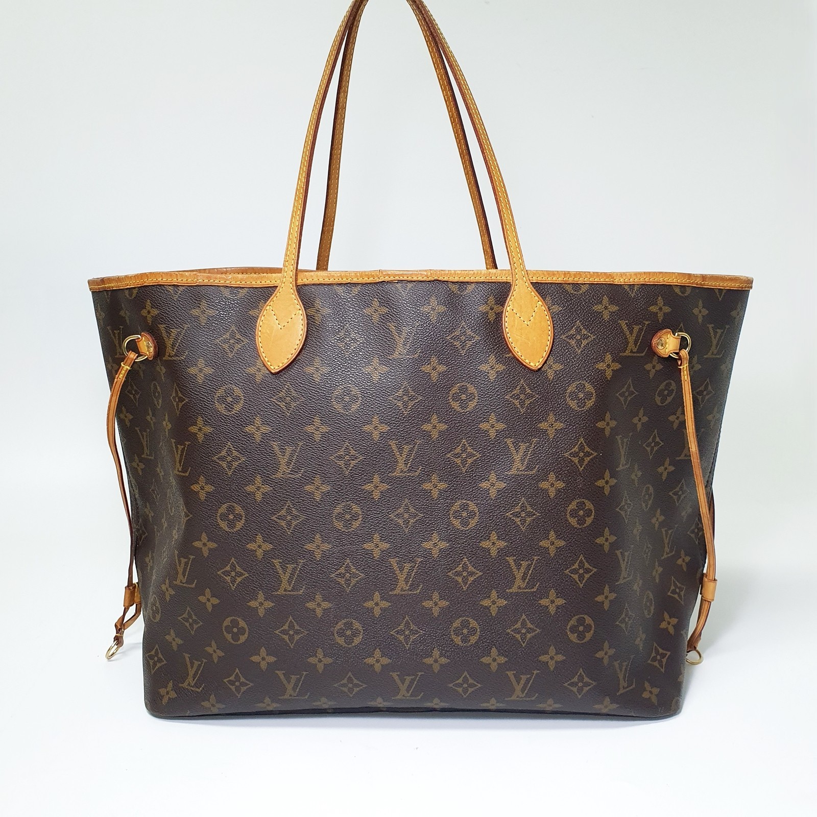 TARIFF FREE Authentic Louis Vuitton Neverfull GM Monogram M40157 Dust bag LF677