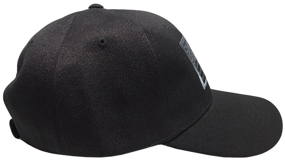 USA American Dark Grey/Black Patch Black Acrylic Adjustable Embroidered Hat Cap