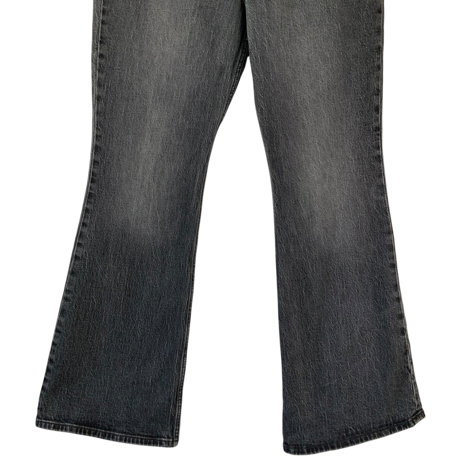 Levi’s Premium Faded Black 70s High Flare Jeans 30 Button Zip Fly Flare Leg