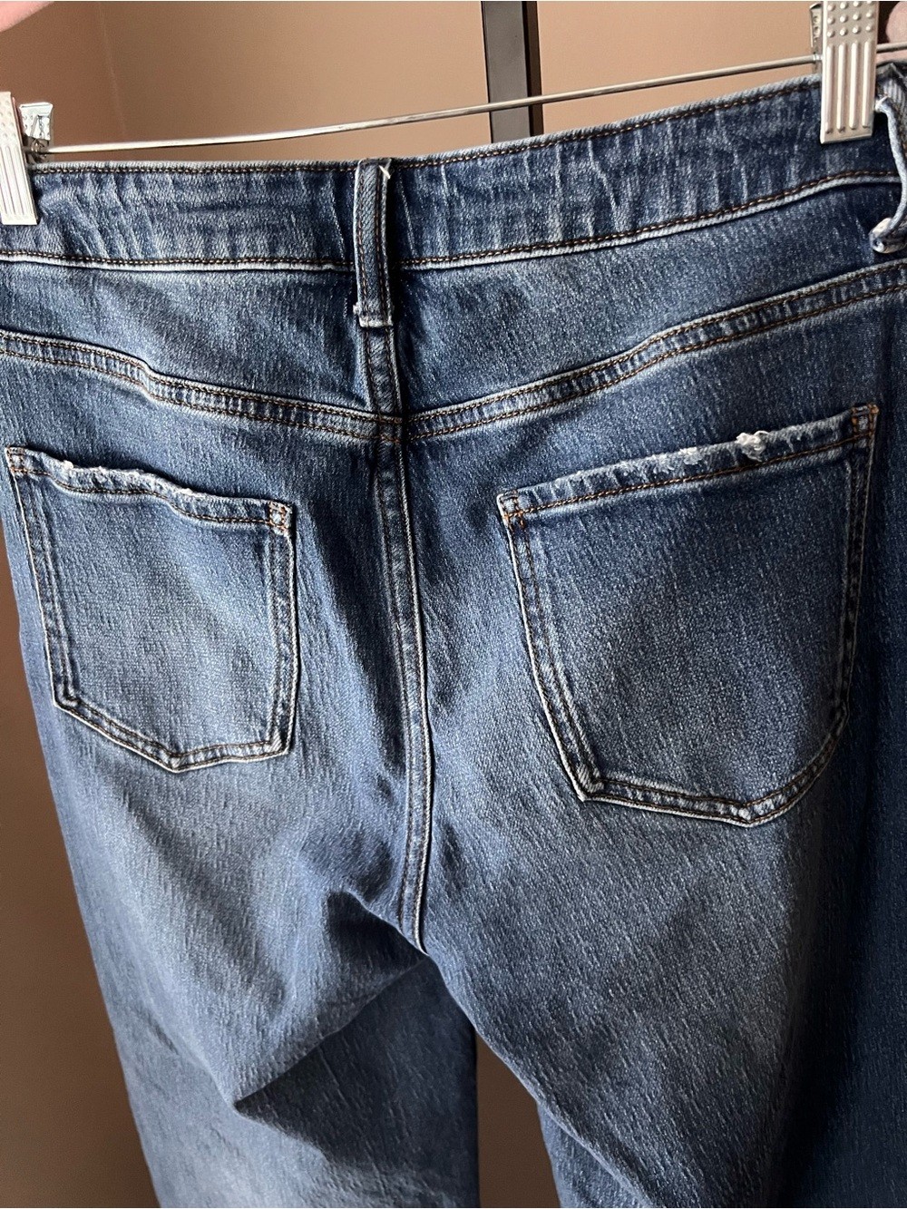 Quince relaxed Classic High-Rise Straight Leg Jeans – Light Blue